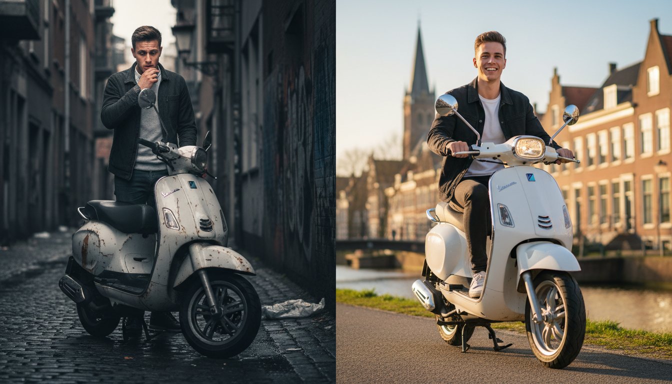 Tweedehands scooter kopen in 2026? Let op deze valkuilen en ontdek het alternatief - Voordeelscooters.nl