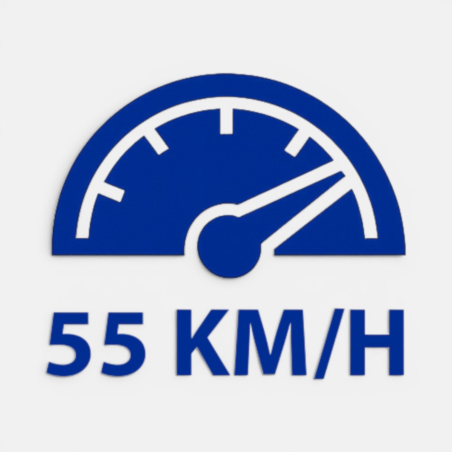 Snelheid naar 55 km/h