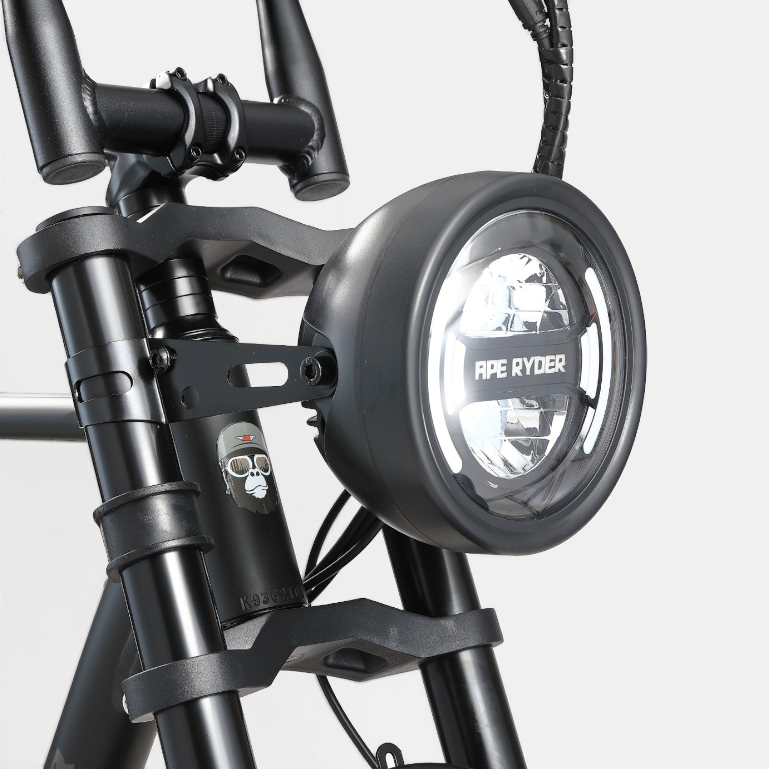 Ape Ryder A10 Fatbike Zwart - 25KM/H - Voordeelscooters.nl