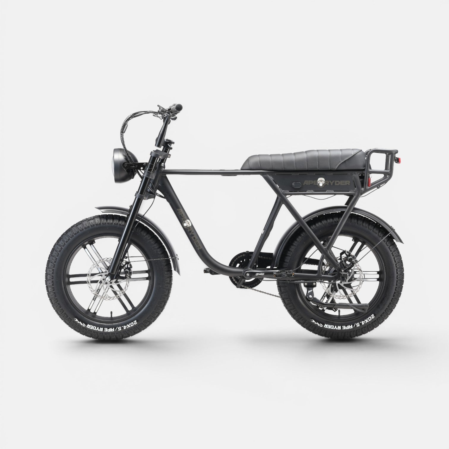 Ape Ryder A10 Fatbike Zwart - 25KM/H - Voordeelscooters.nl