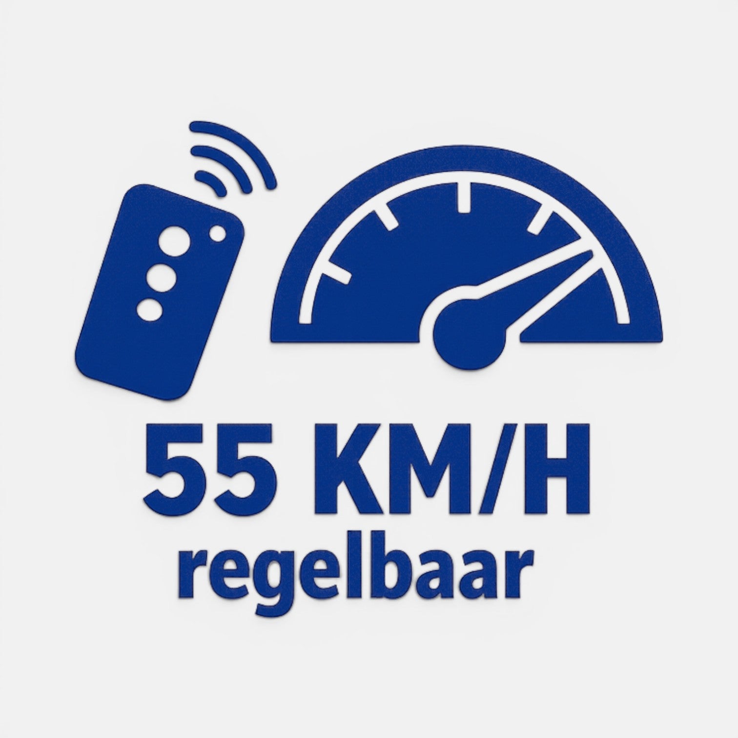 Snelheid naar 55 km/h Regelbaar