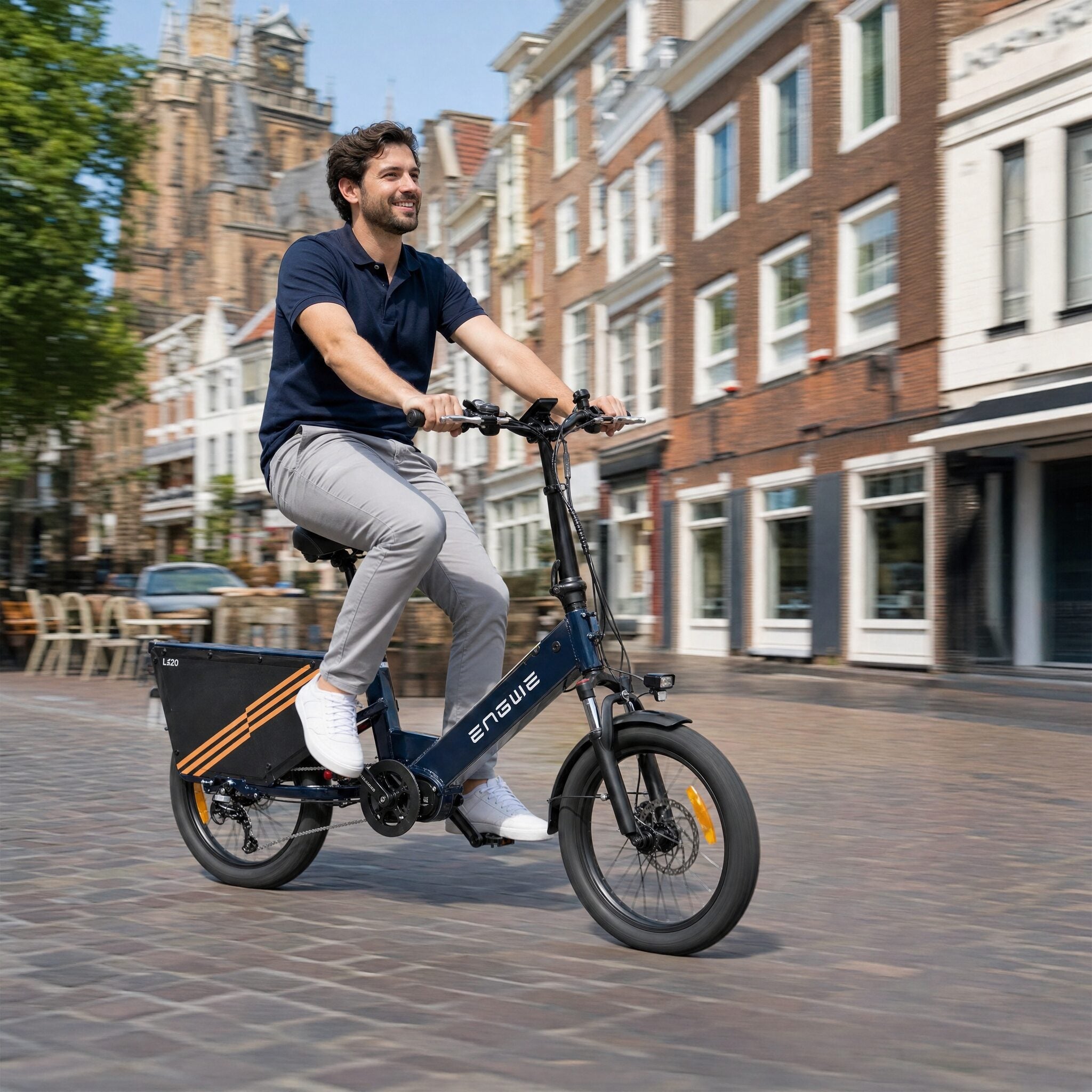 Engwe LE20 Longtail - Blauw - Voordeelscooters.nl