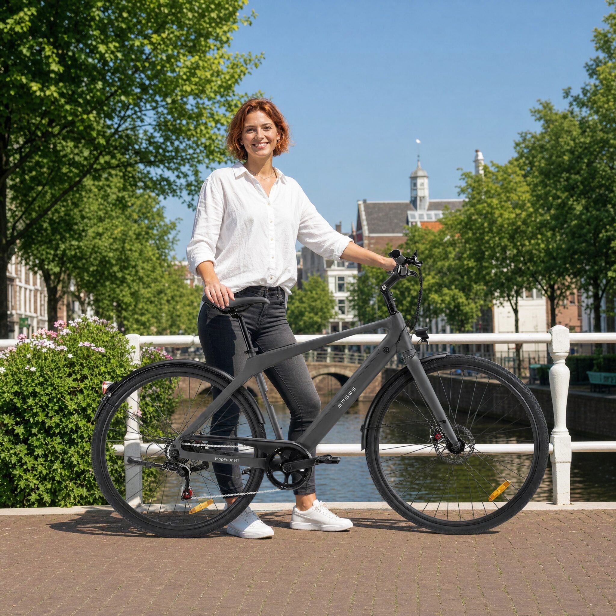 Engwe Mapfour N1 Air Grijs - Voordeelscooters.nl