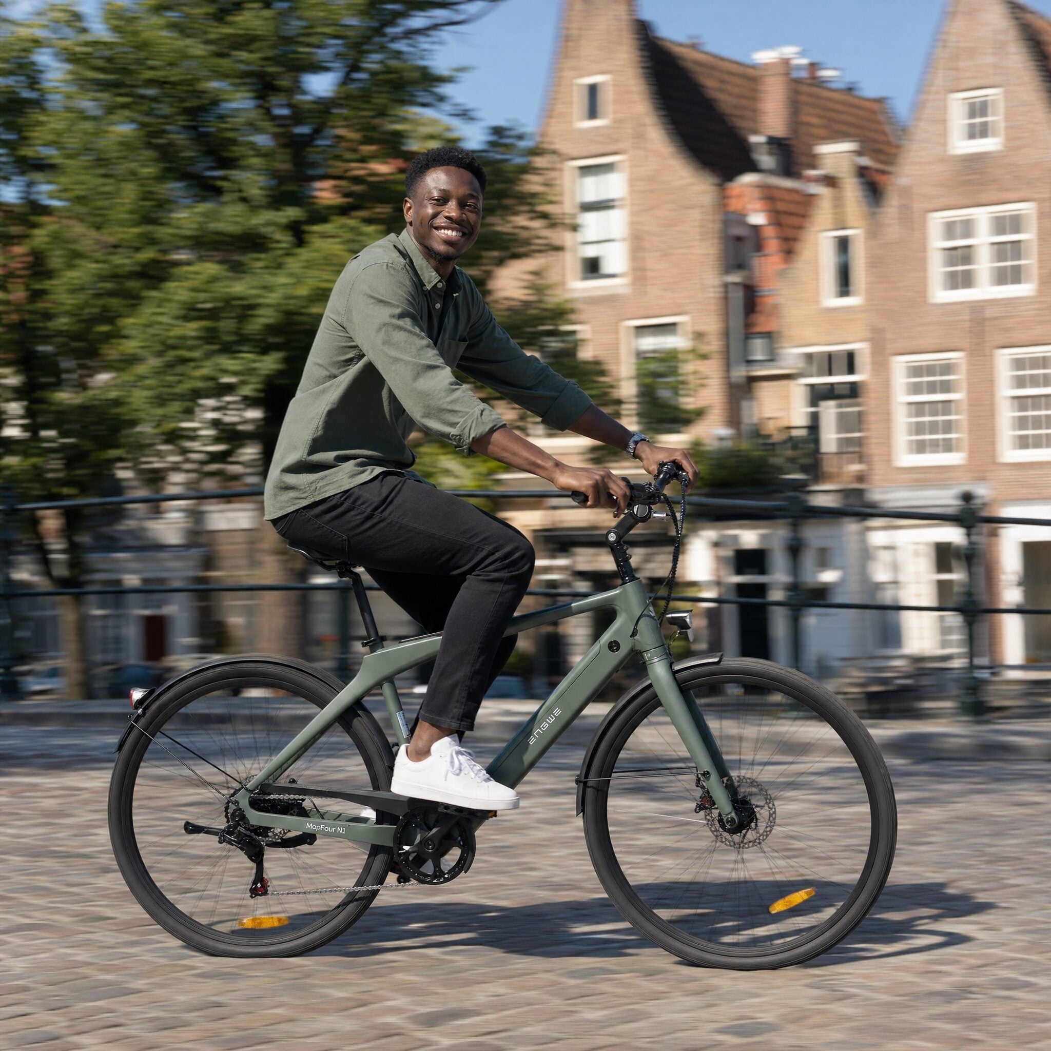 Engwe Mapfour N1 Air Groen - Voordeelscooters.nl