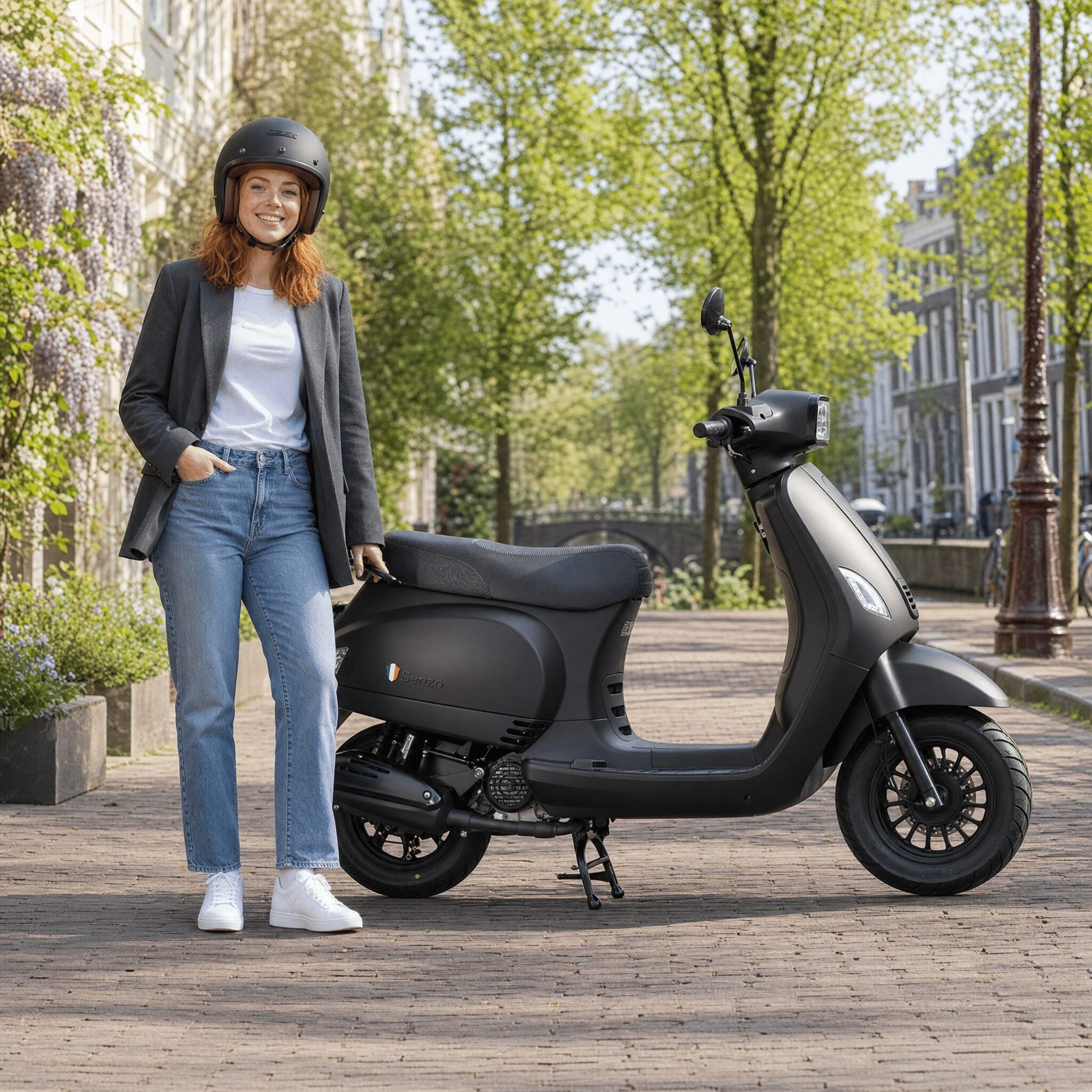 Senzo RivaLux S Matzwart - Voordeelscooters.nl
