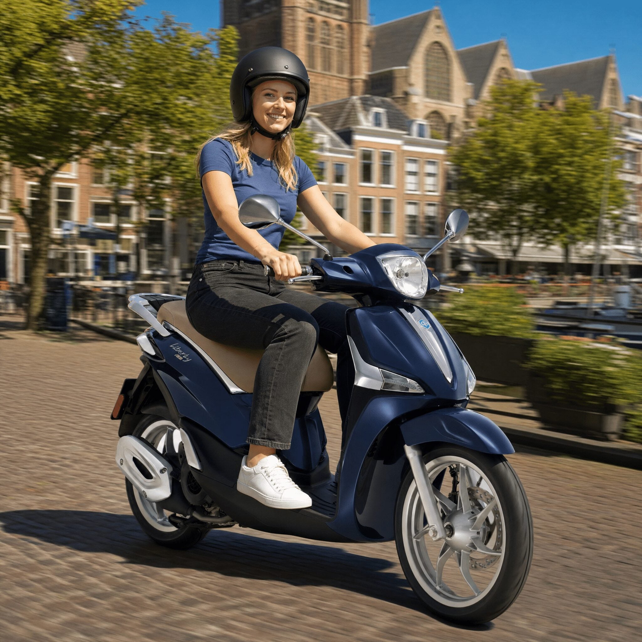 Piaggio Liberty Blauw - Voordeelscooters.nl