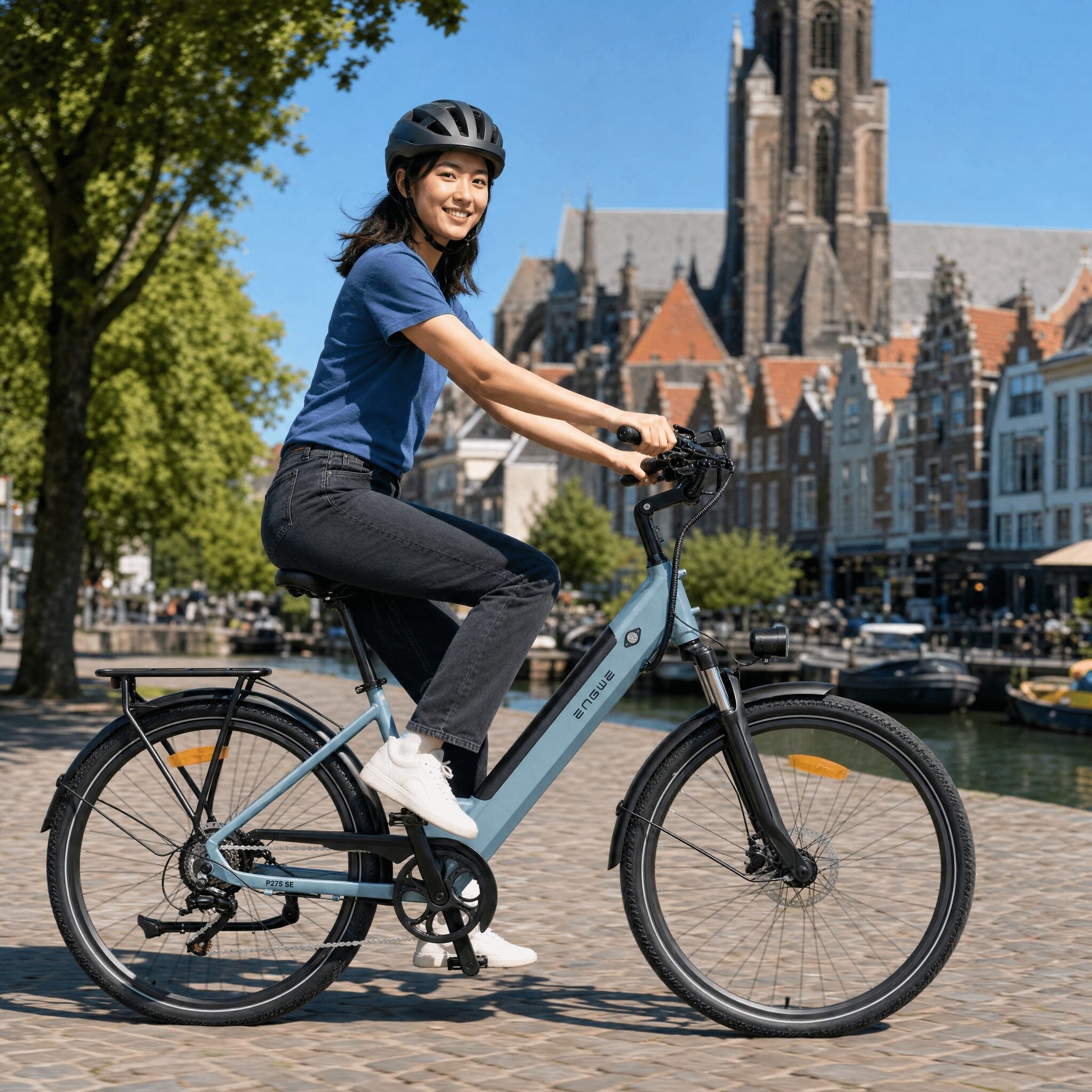 Engwe P275 SE Blauw - Voordeelscooters.nl