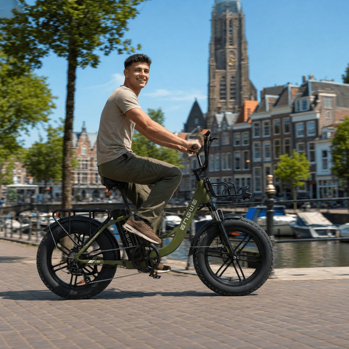 Engwe L20 Fatbike Groen - Voordeelscooters.nl