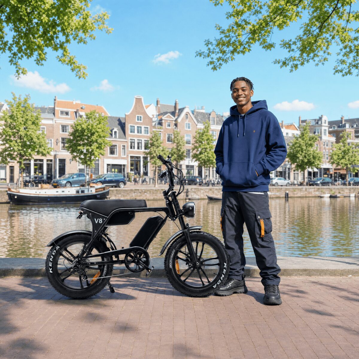 Ouxi C90 Zwart - Voordeelscooters.nl