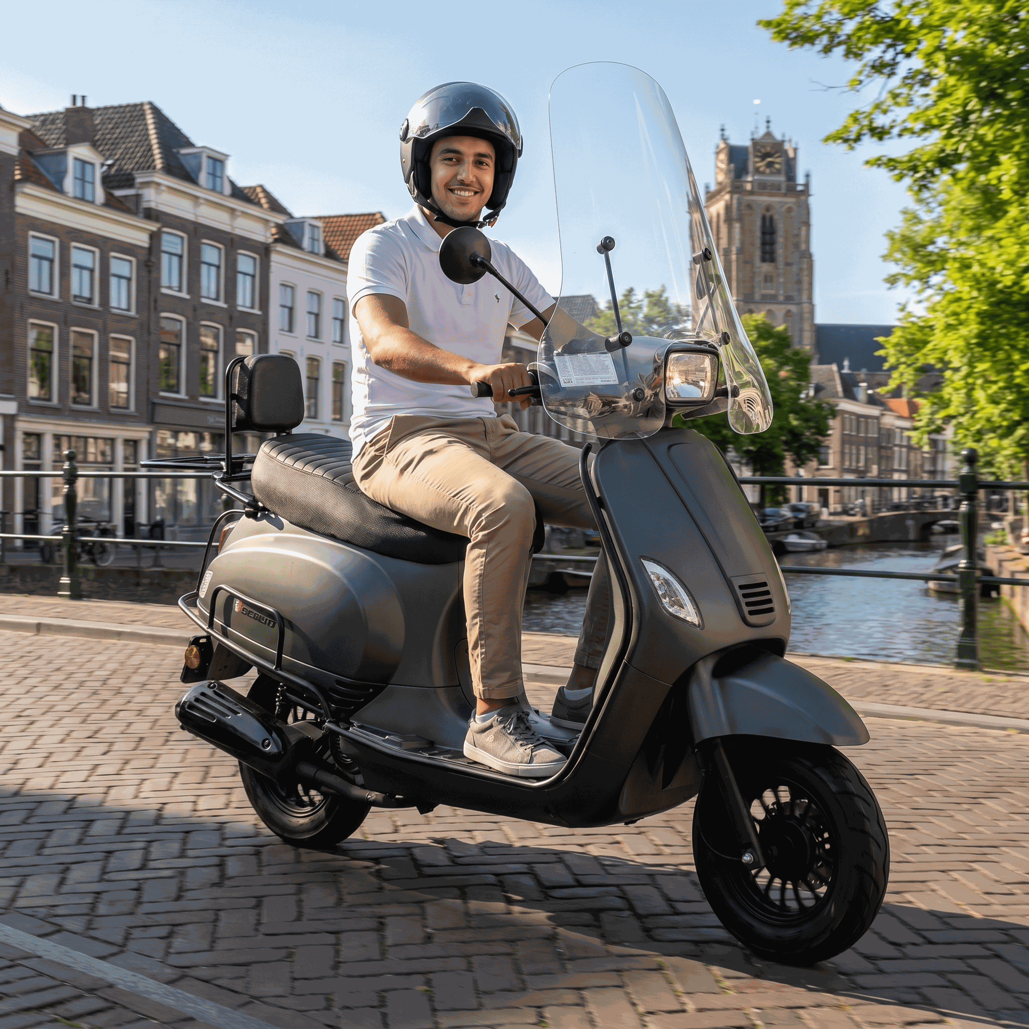 Senzo RivaLux S Special Matgroen - Voordeelscooters.nl