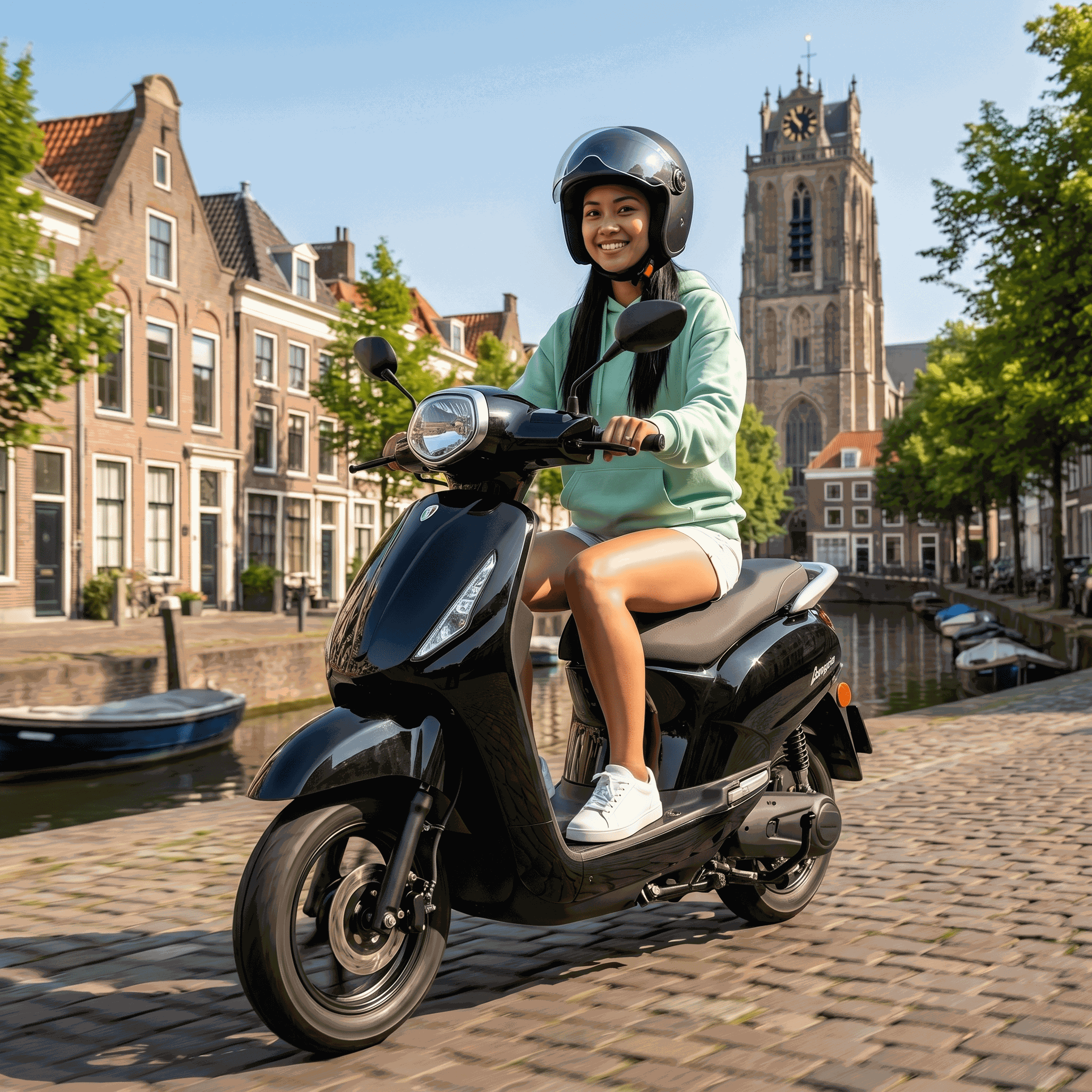 Senzo Ravello Zwart - Voordeelscooters.nl