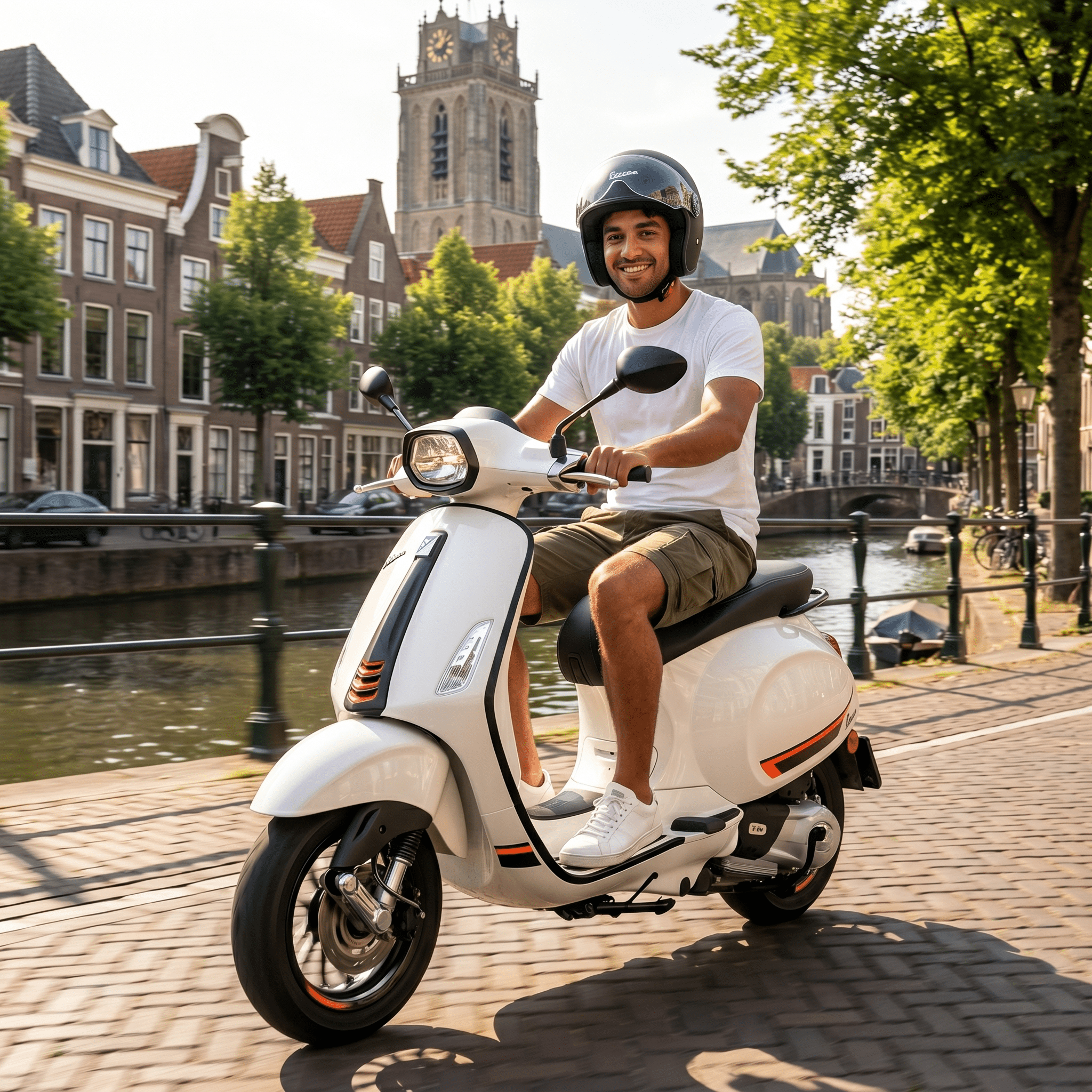 Vespa Sprint S Wit - Voordeelscooters.nl