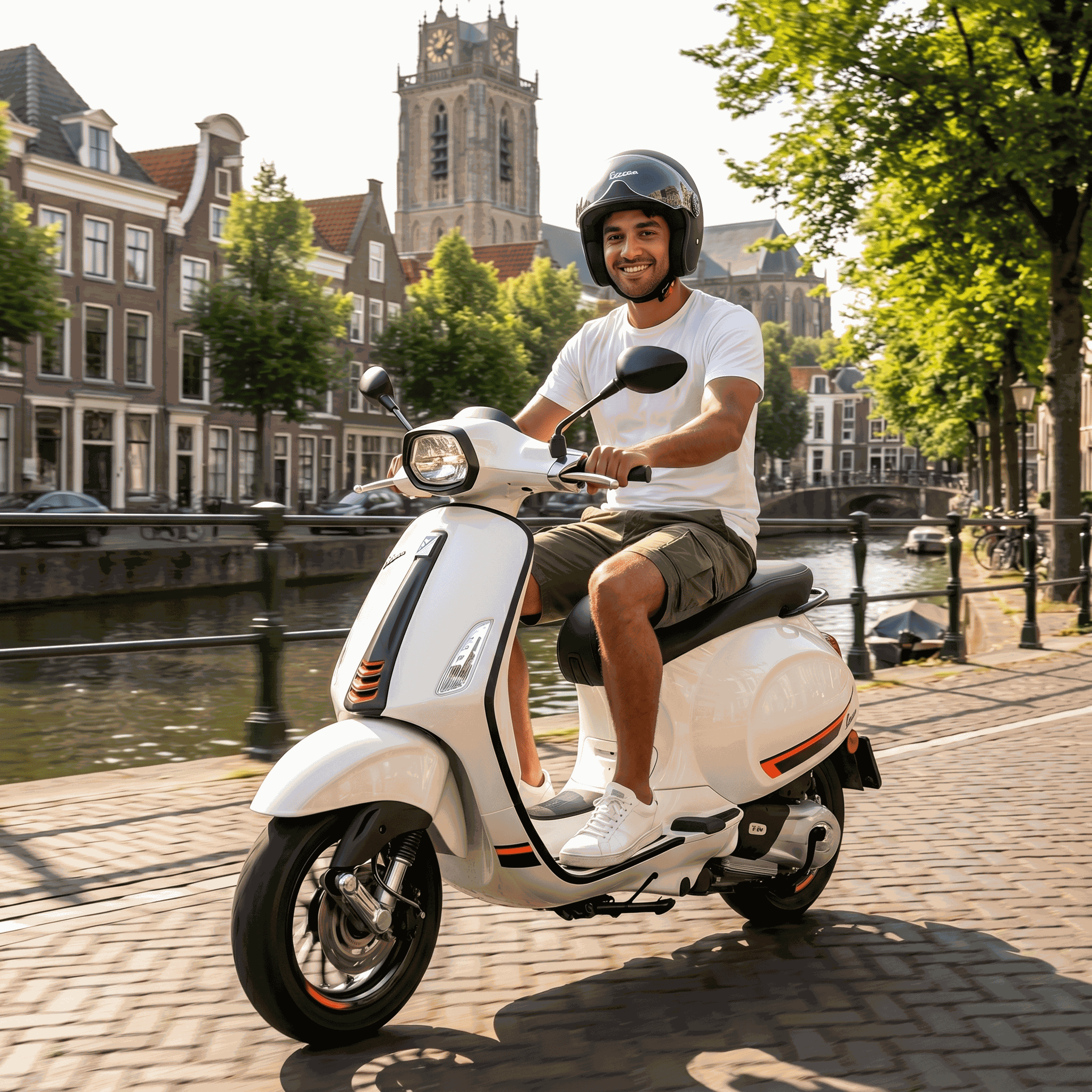 Vespa Sprint S Wit - Voordeelscooters.nl