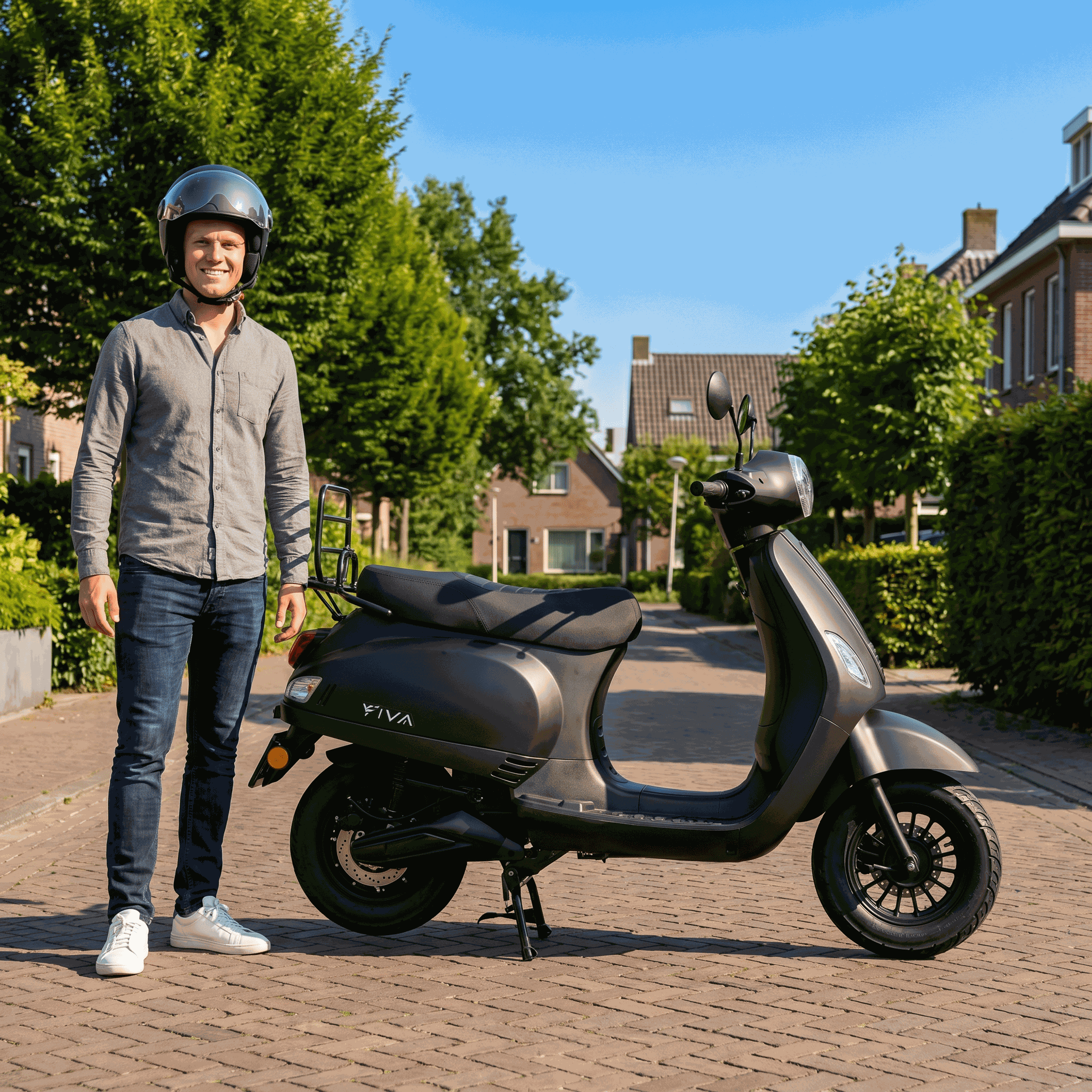 IVA Lux Electric 2.0 Matzwart - Voordeelscooters.nl