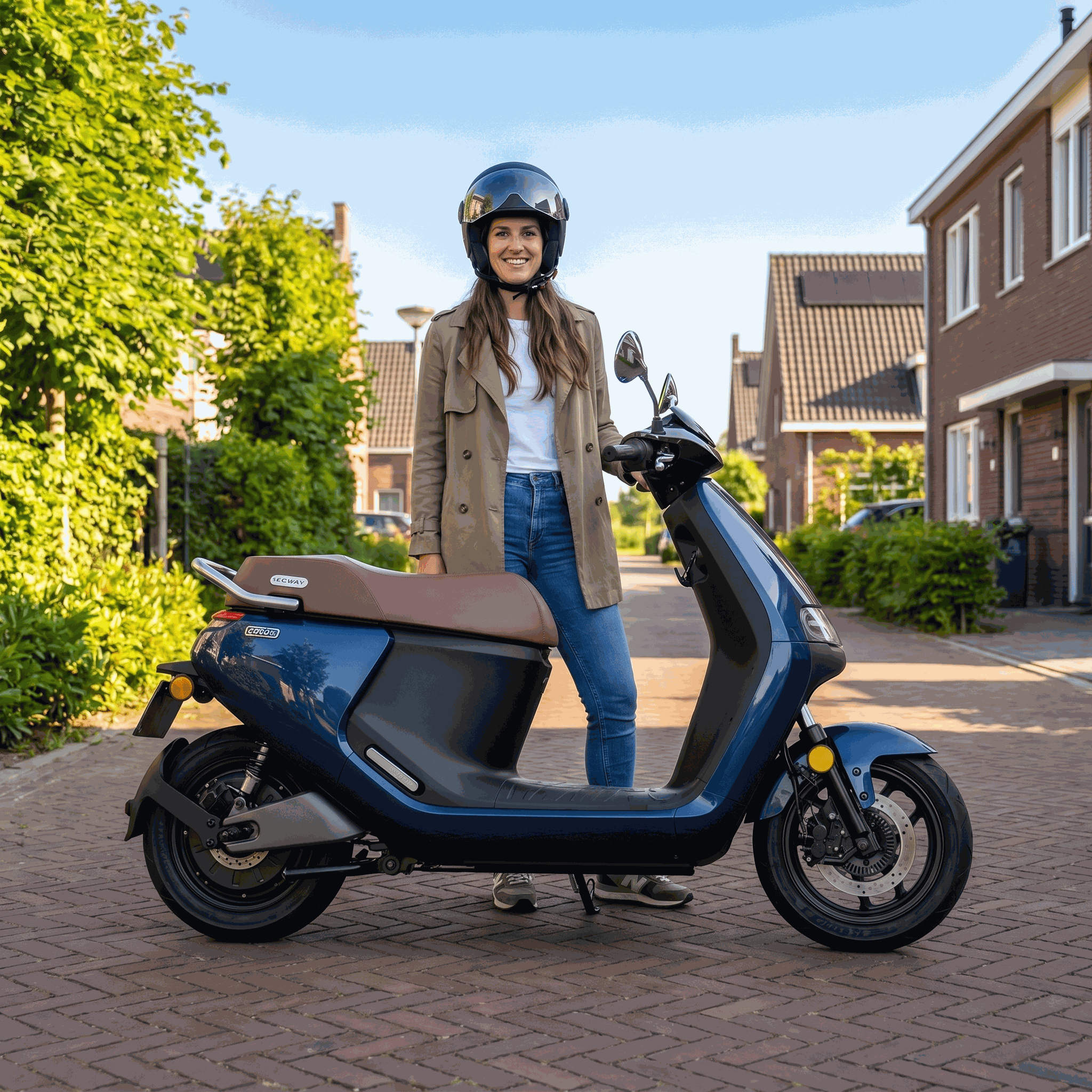 Segway E150S Glanzend Blauw - Voordeelscooters.nl