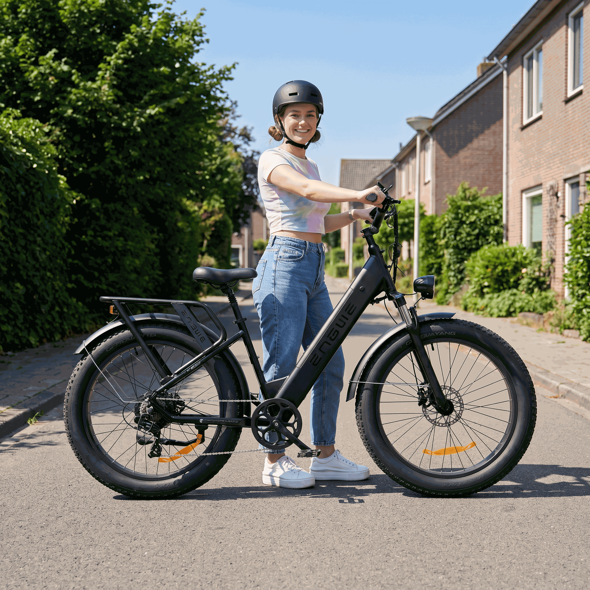 Engwe E26 Zwart Lage Instap - Voordeelscooters.nl