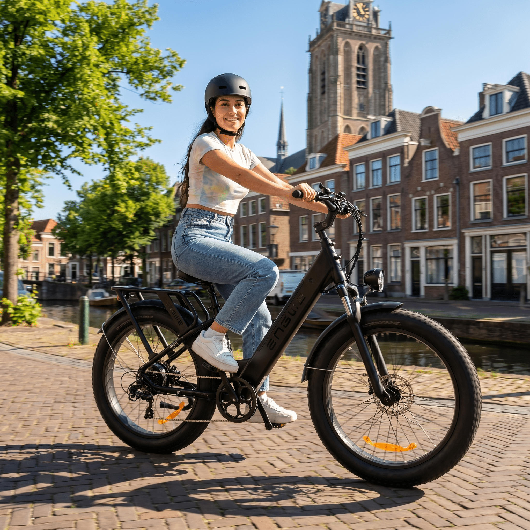 Engwe E26 Zwart Lage Instap - Voordeelscooters.nl