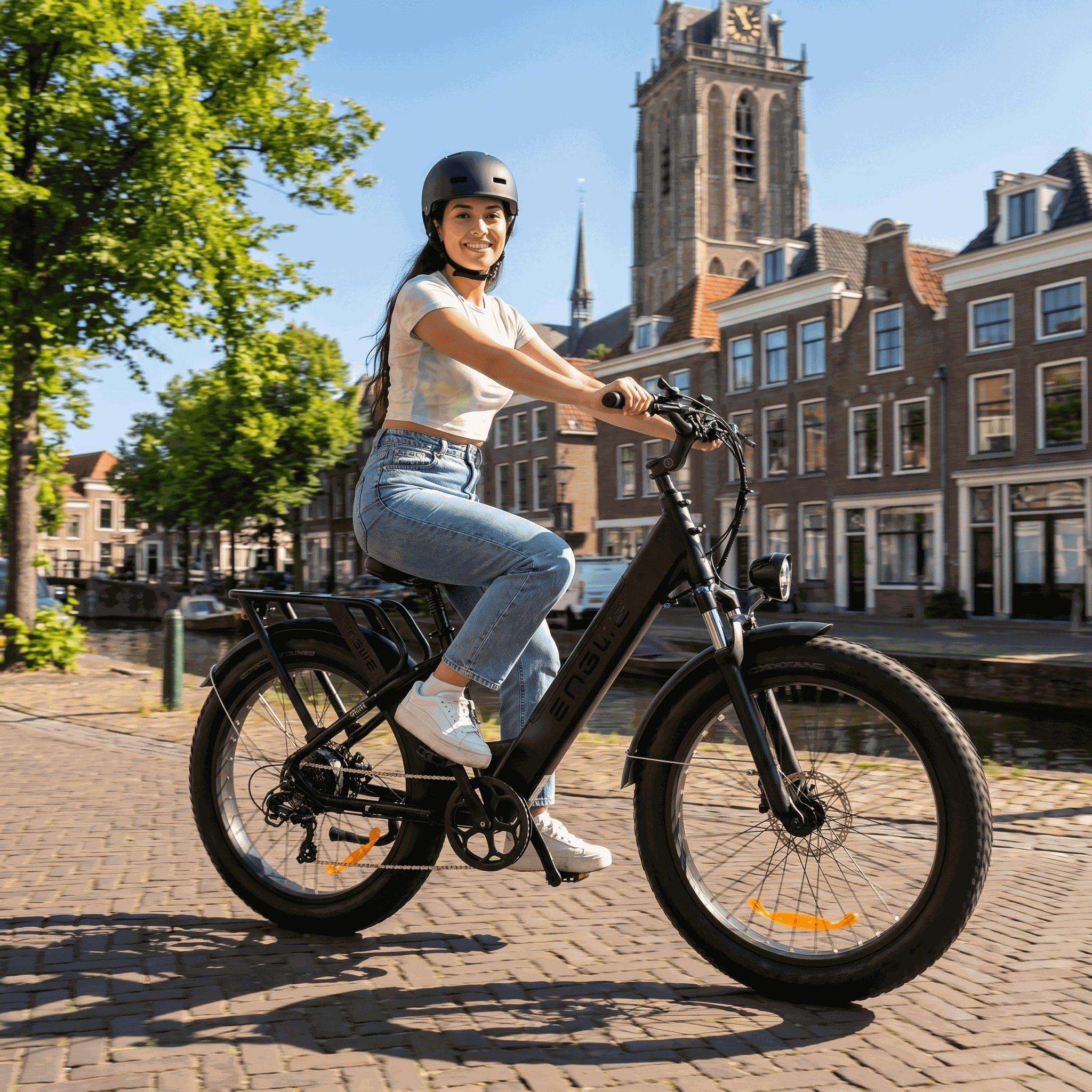 Engwe E26 Zwart Lage Instap - Voordeelscooters.nl