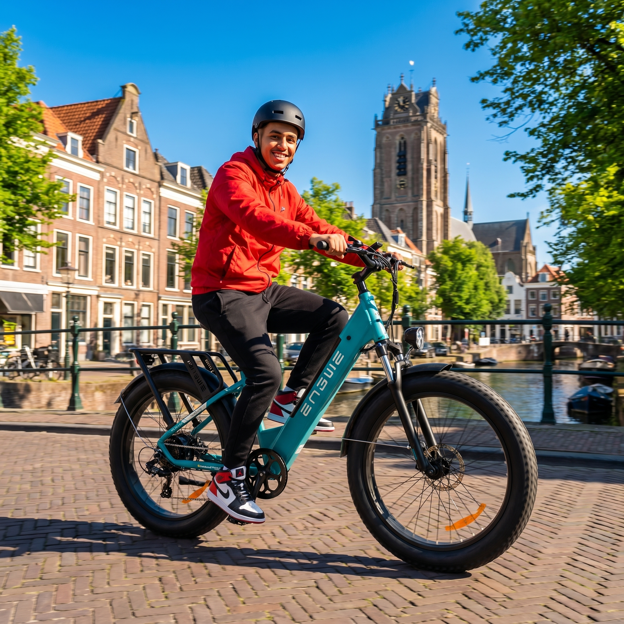 Engwe E26 Blauw Lage Instap - Voordeelscooters.nl