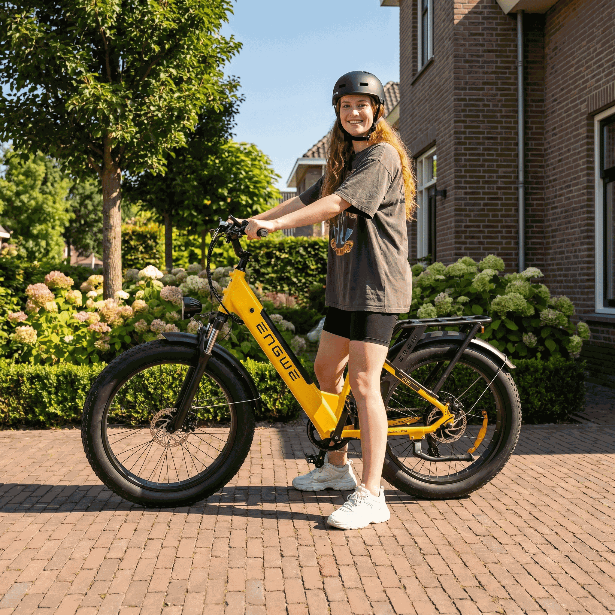Engwe E26 Geel Lage Instap - Voordeelscooters.nl