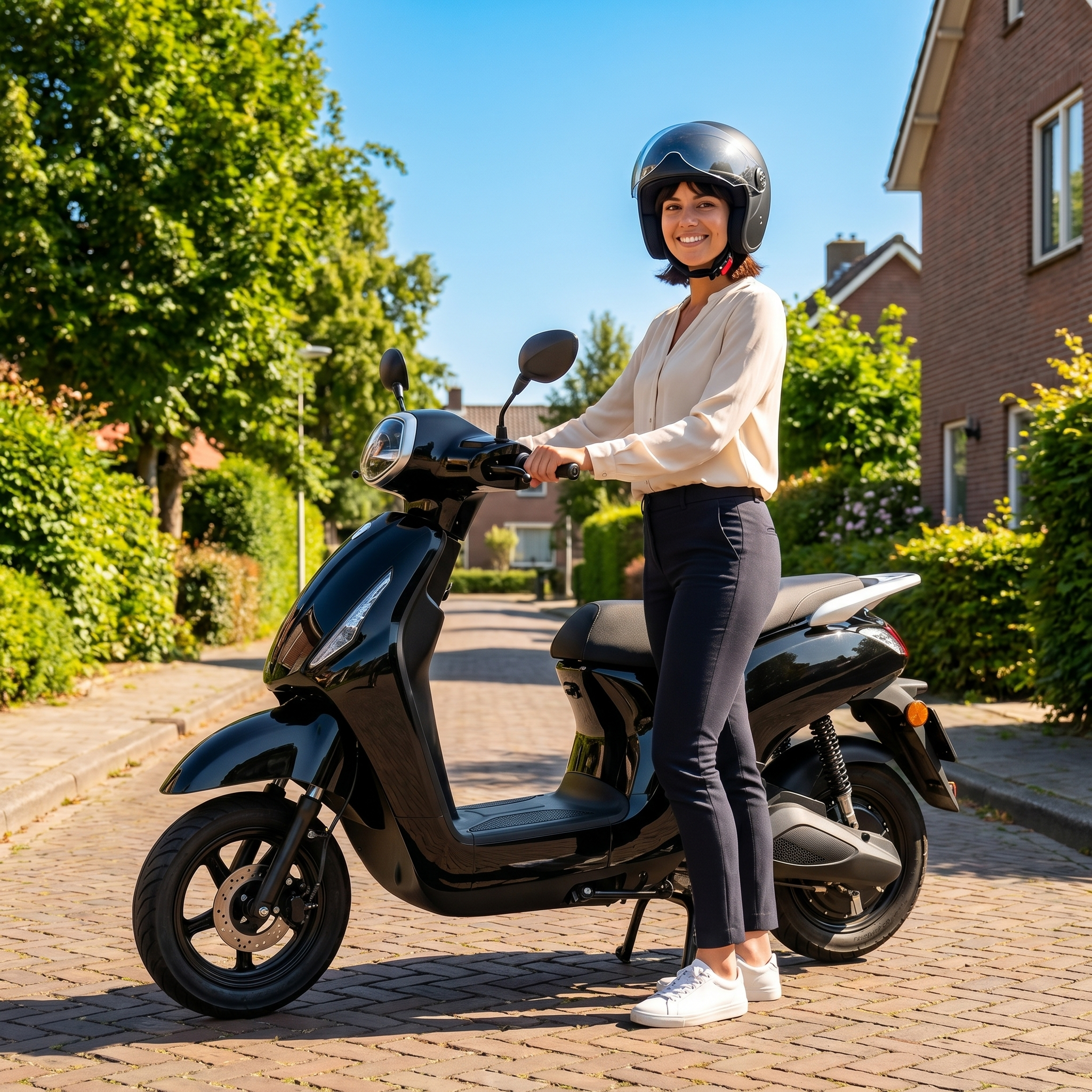 Senzo Ravello Zwart - Voordeelscooters.nl