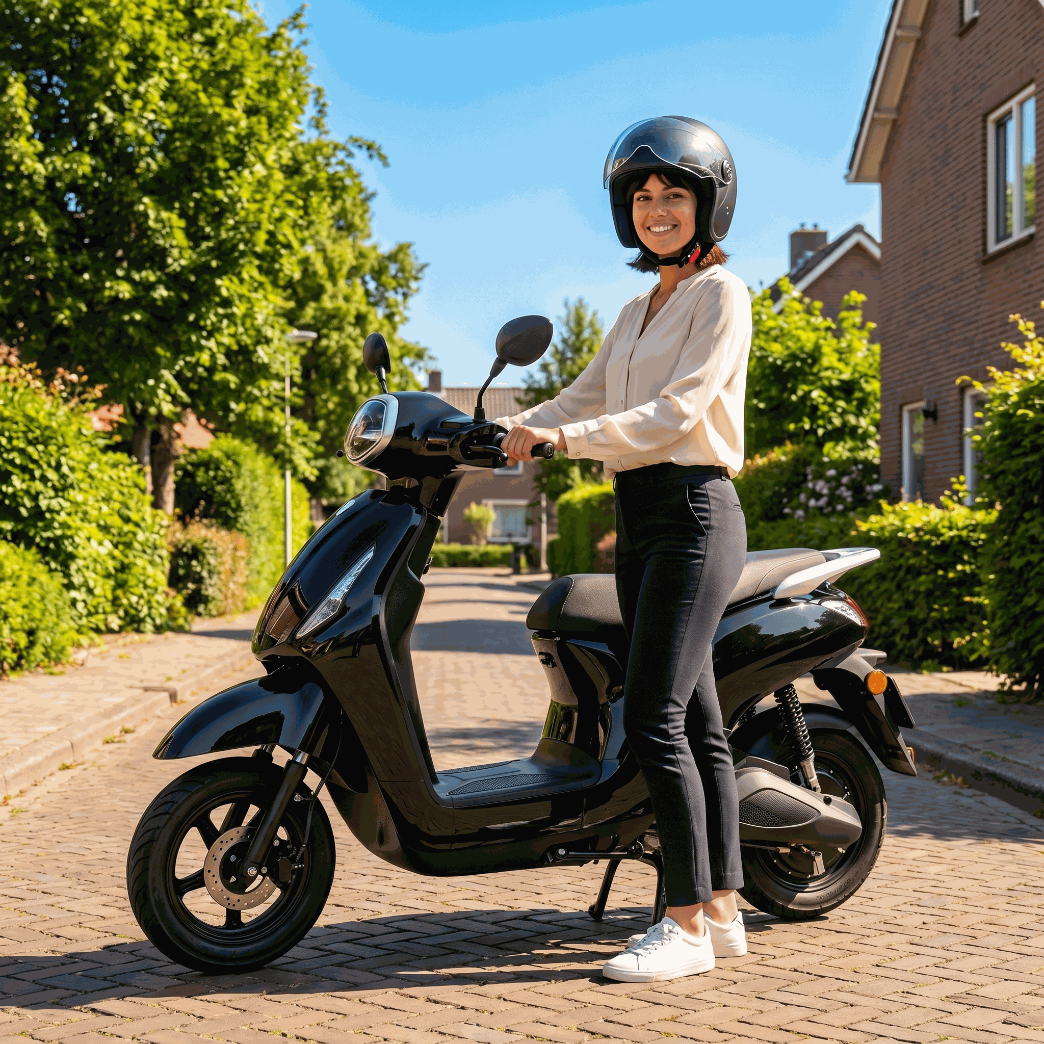Senzo Ravello Zwart - Voordeelscooters.nl