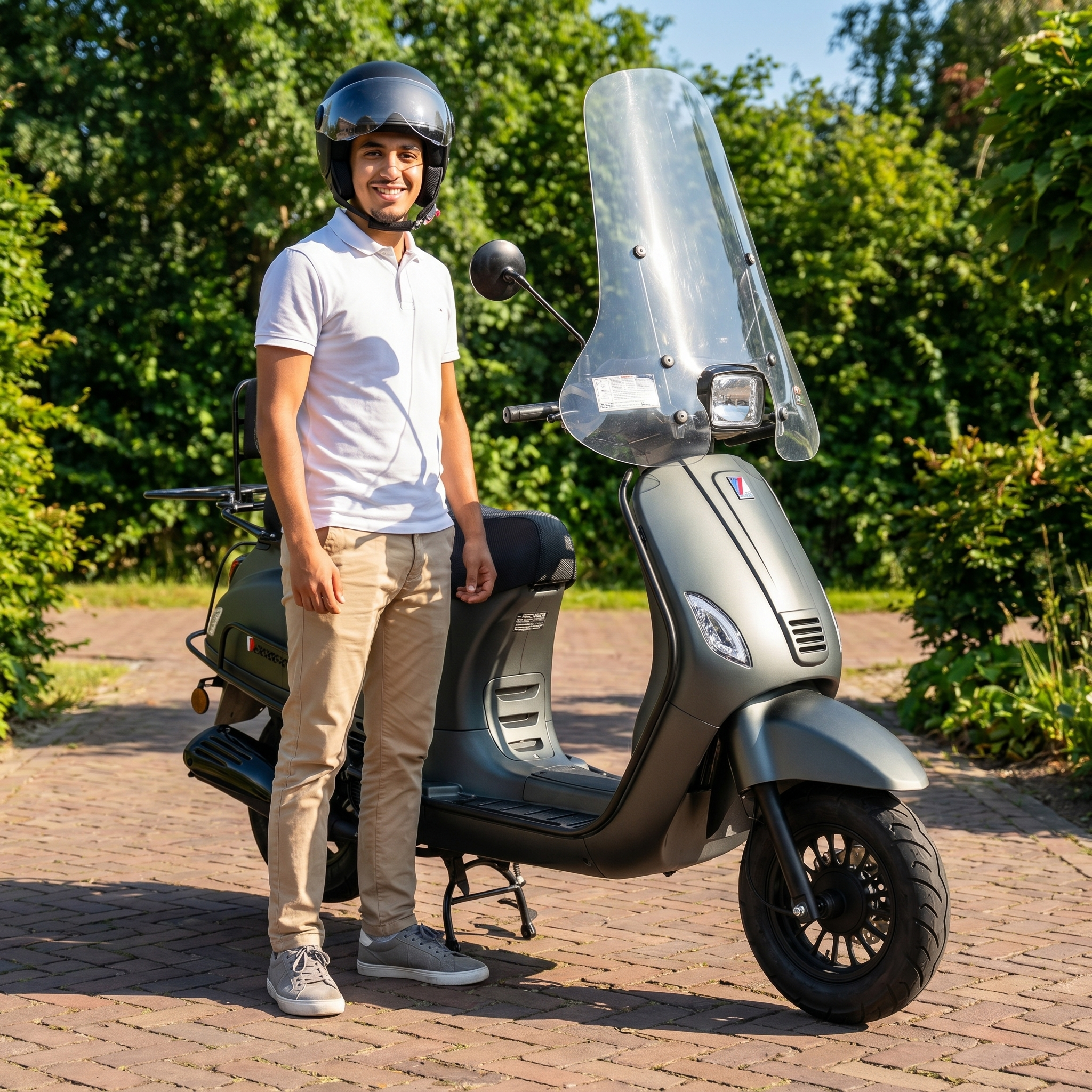 Senzo RivaLux S Special Matgroen - Voordeelscooters.nl