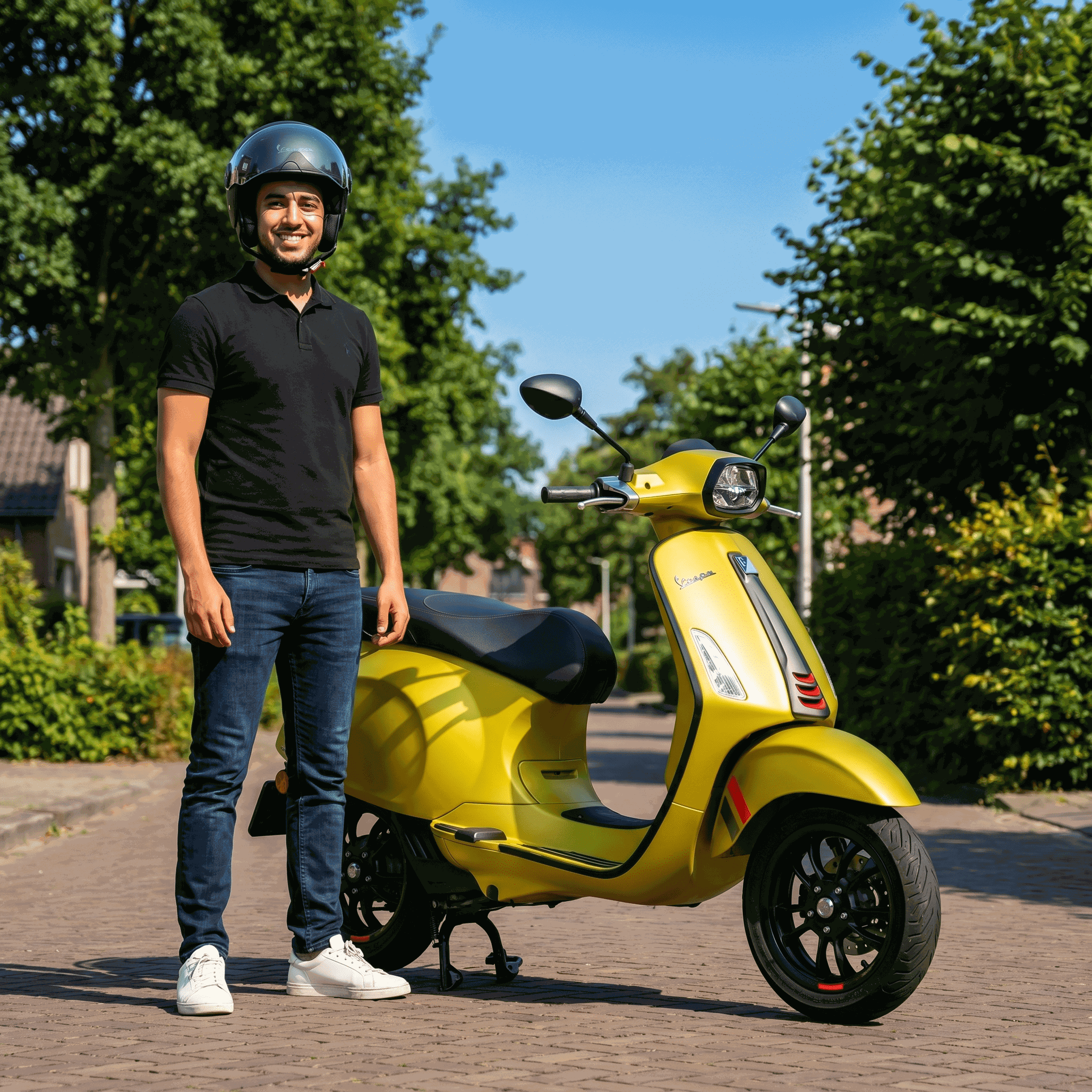 Vespa Sprint S Elektrisch Matgroen - Voordeelscooters.nl