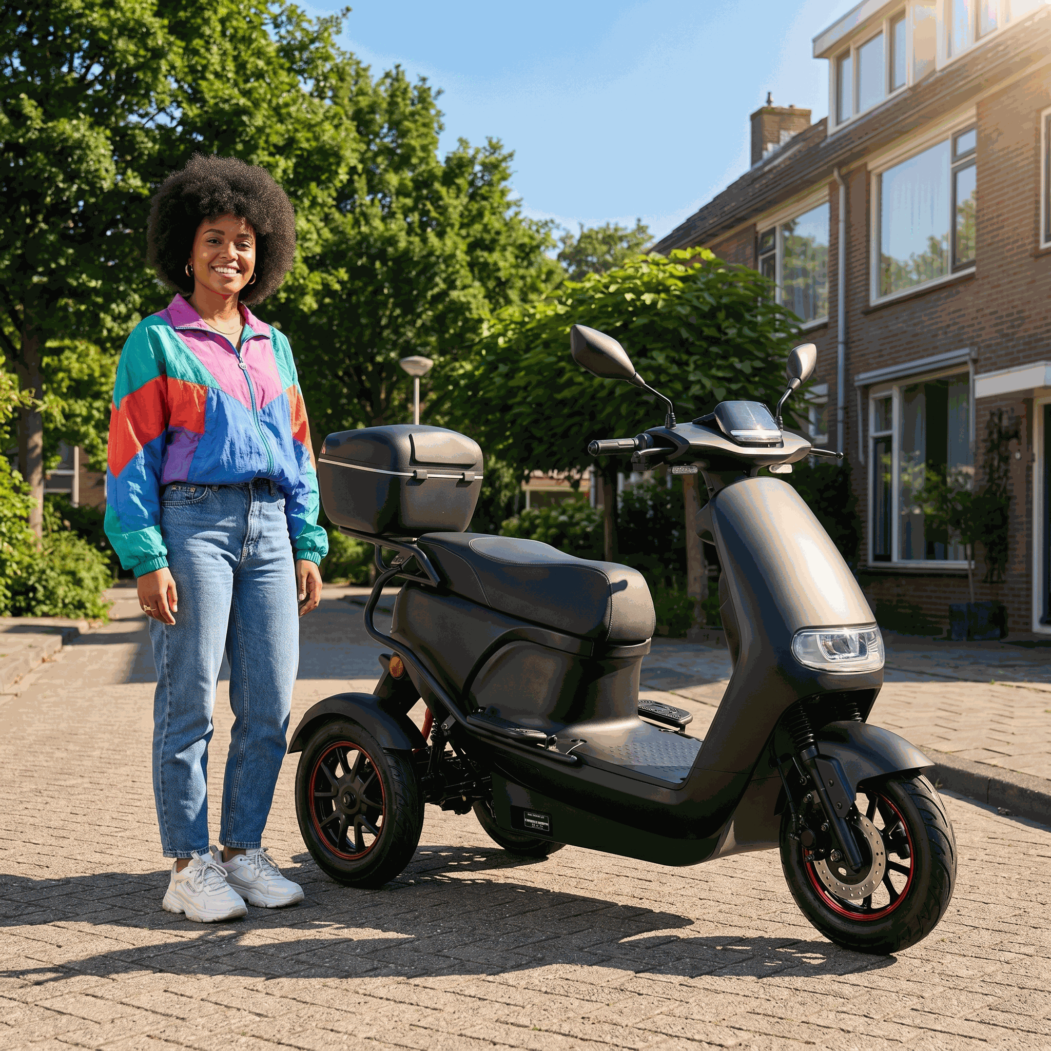 IVA TR3 2.0 Matzwart - Voordeelscooters.nl