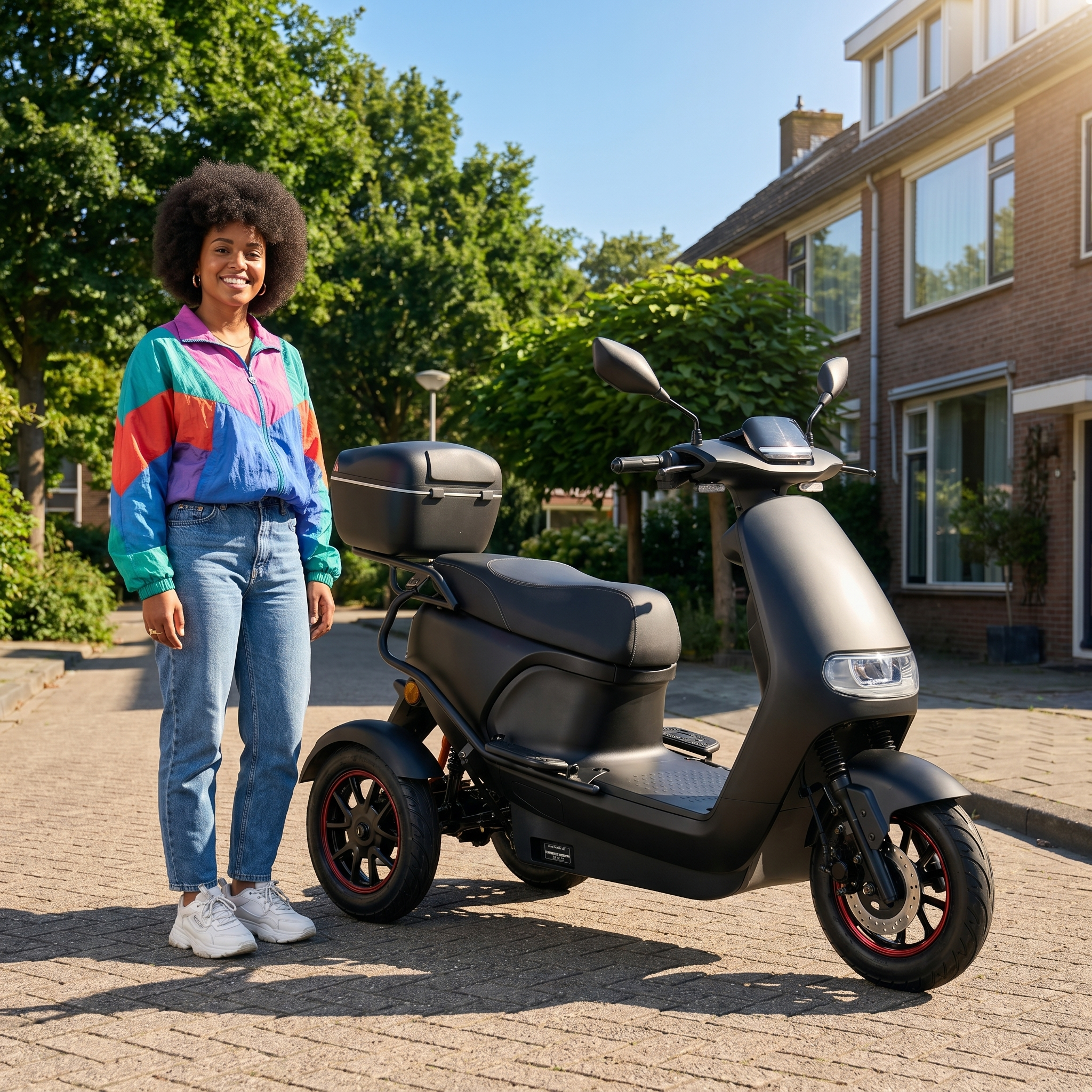 IVA TR3 2.0 Matzwart - Voordeelscooters.nl