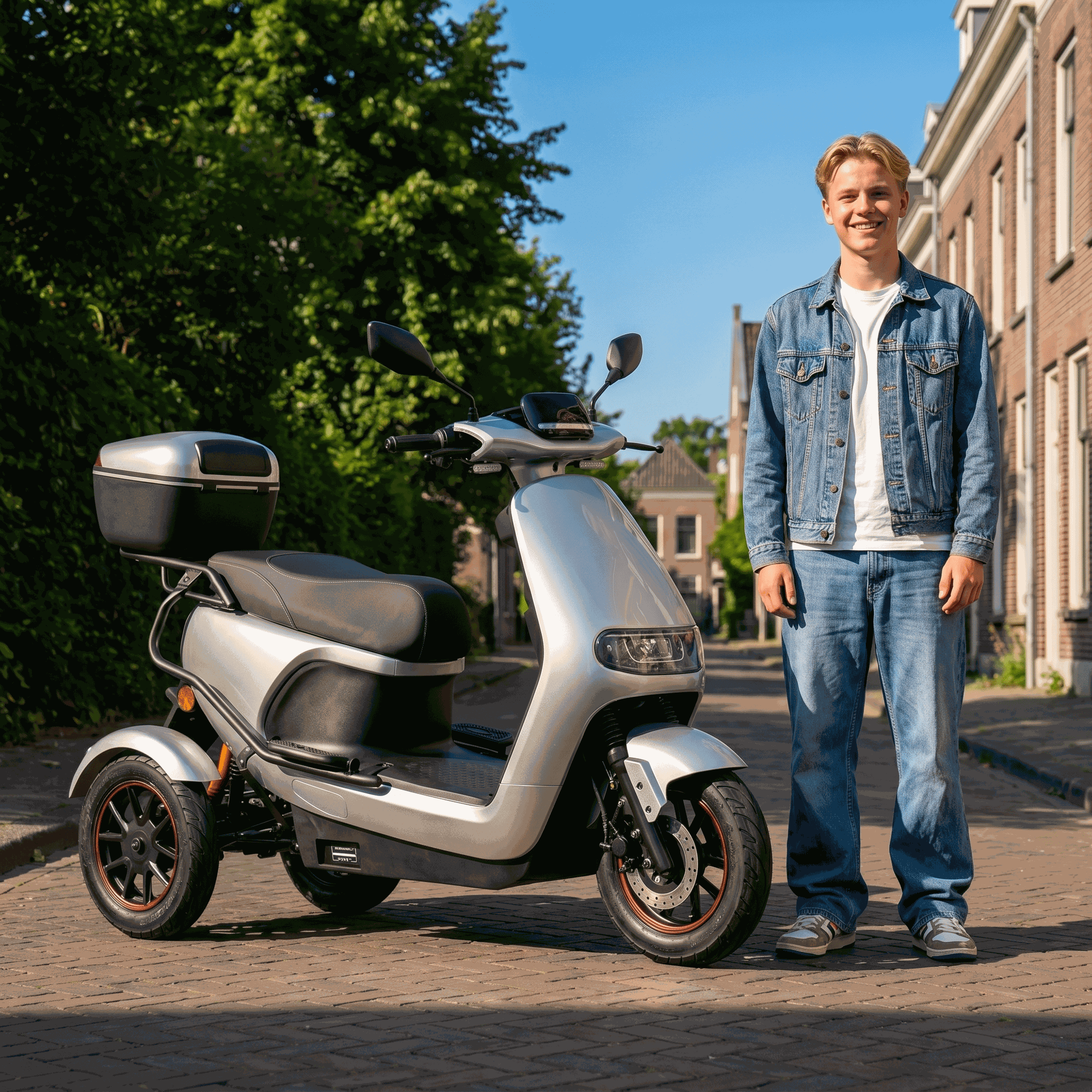 IVA TR3 2.0 Zilver - Voordeelscooters.nl