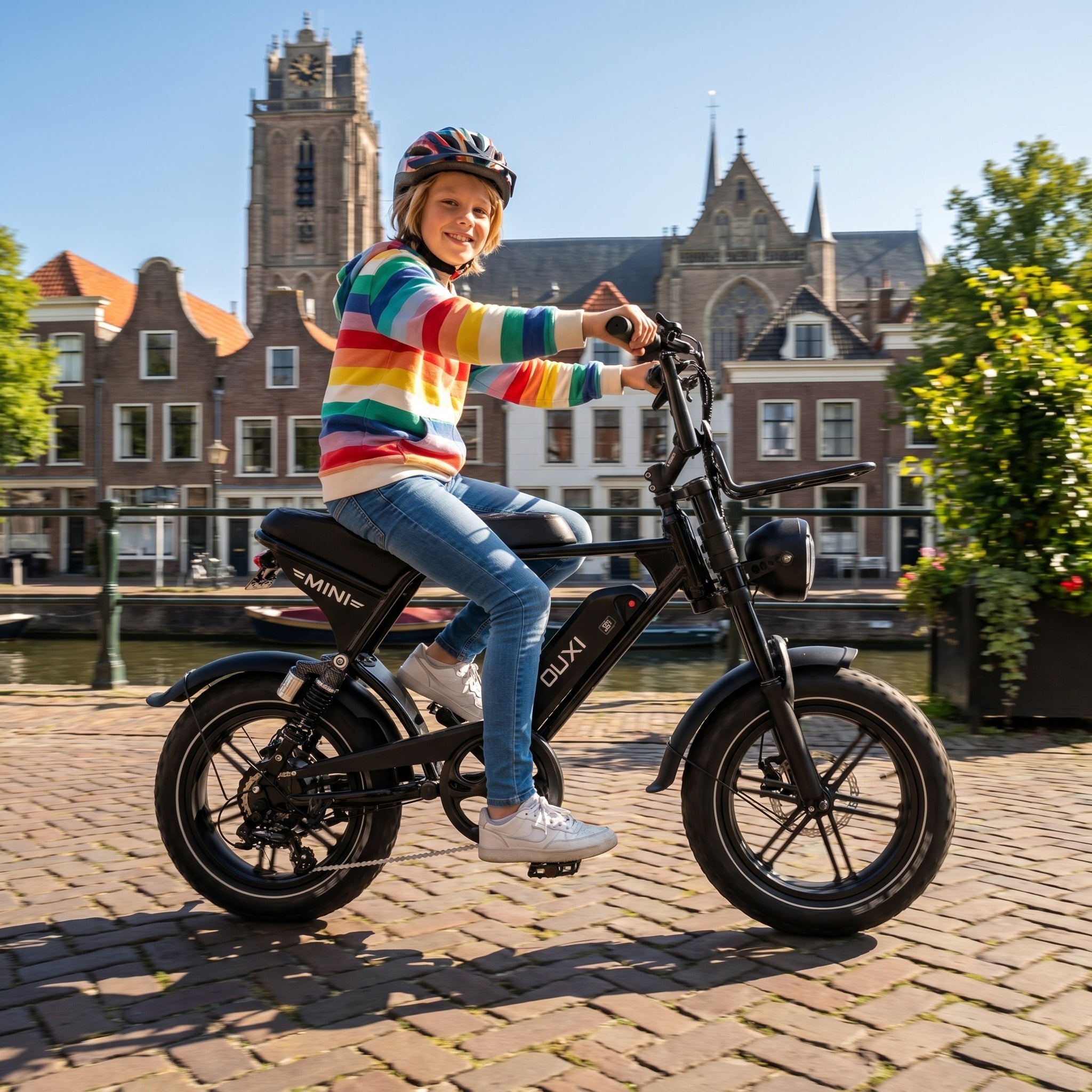 Ouxi V8/C80 mini Zwart - Voordeelscooters.nl