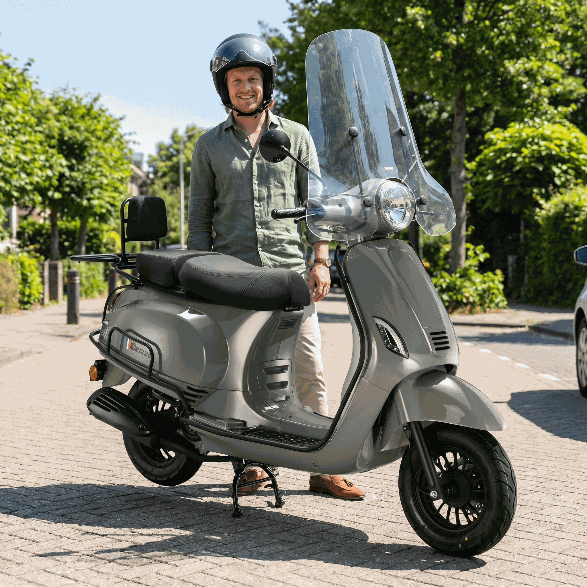Senzo RivaLux Special Nardo Grijs - Voordeelscooters.nl