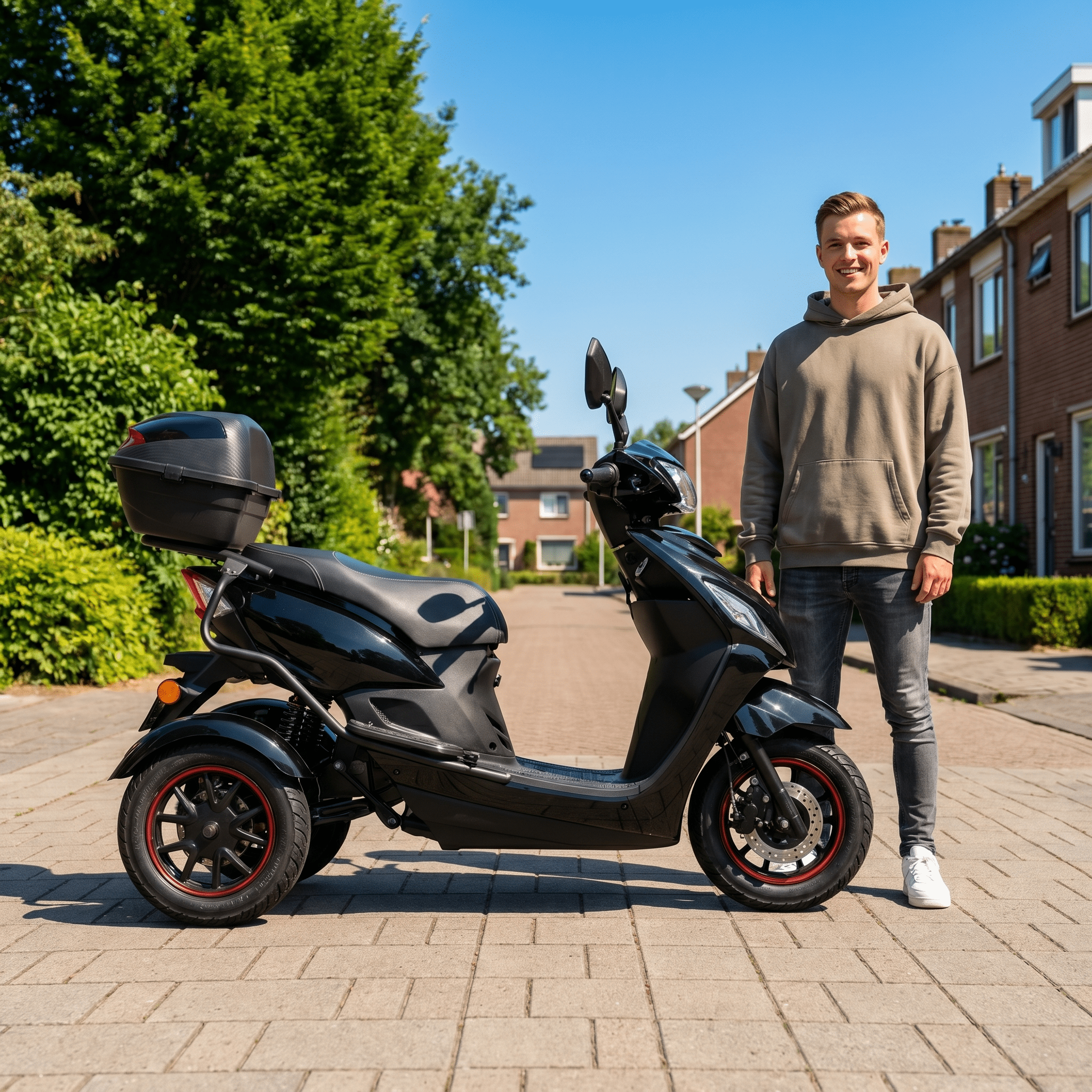 IVA T3 2.0 Zwart - Voordeelscooters.nl