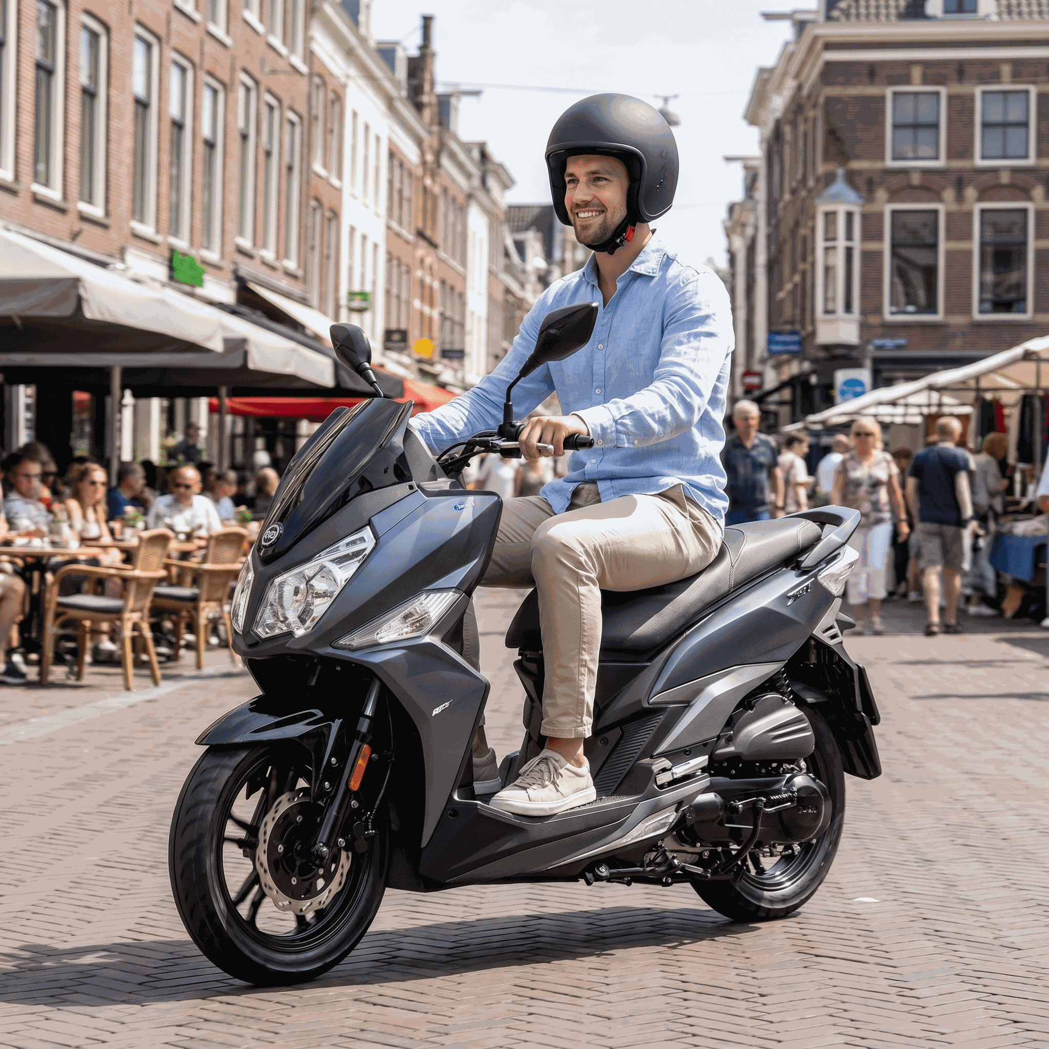 Sym Jet14 Blauw - Voordeelscooters.nl