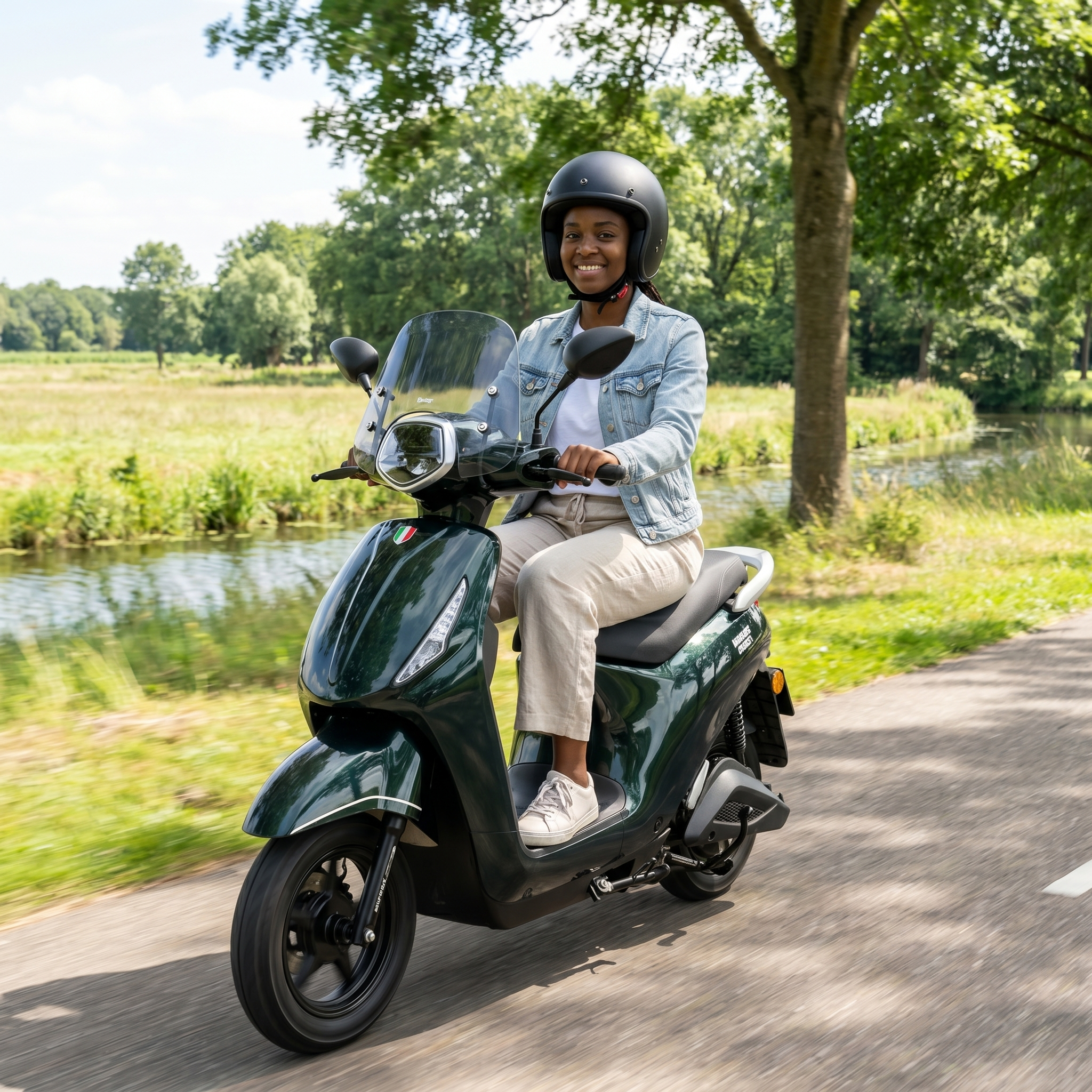 Senzo Ravello Mat Groen - Voordeelscooters.nl