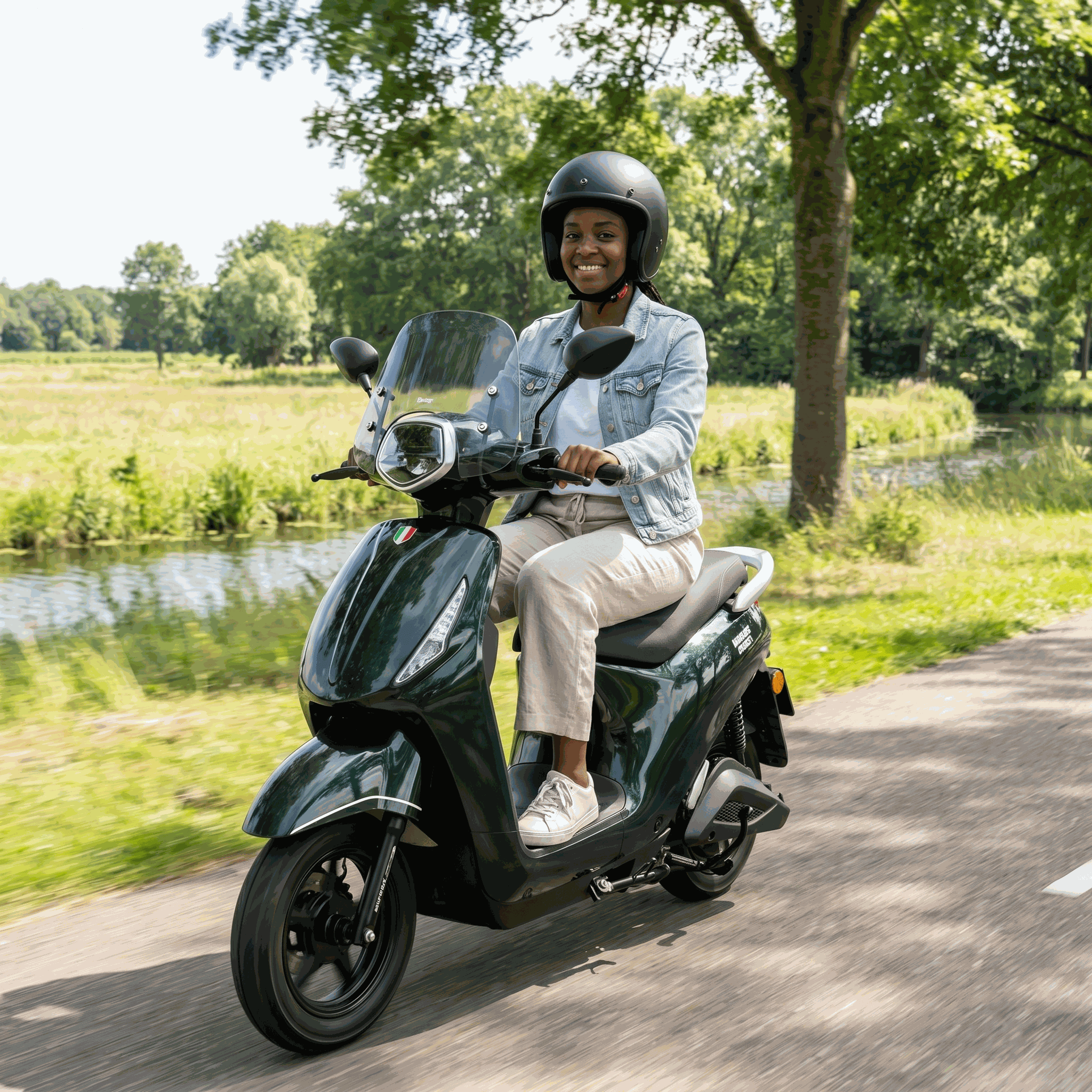 Senzo Ravello Mat Groen - Voordeelscooters.nl