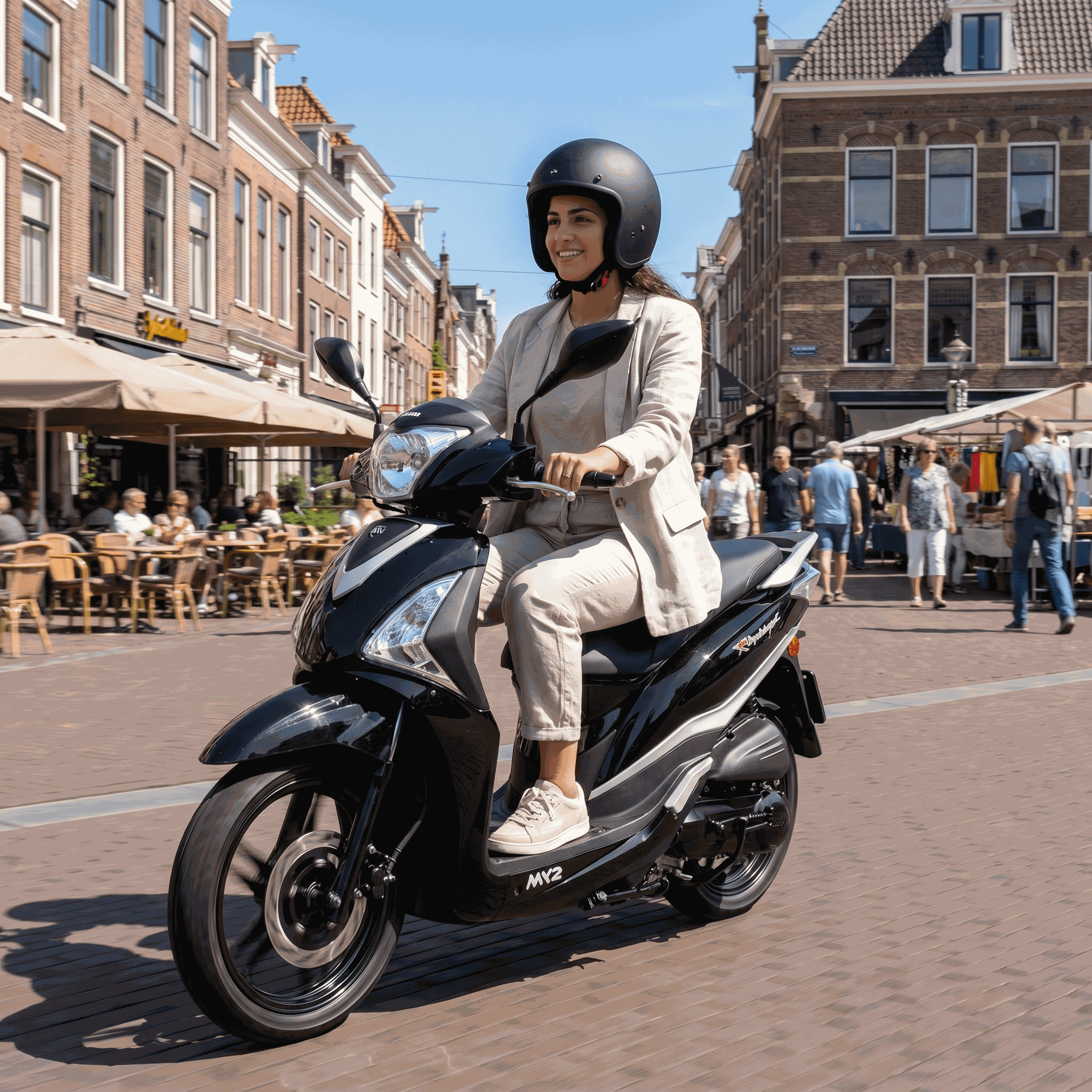 SYM Symphony ST Zwart - Voordeelscooters.nl