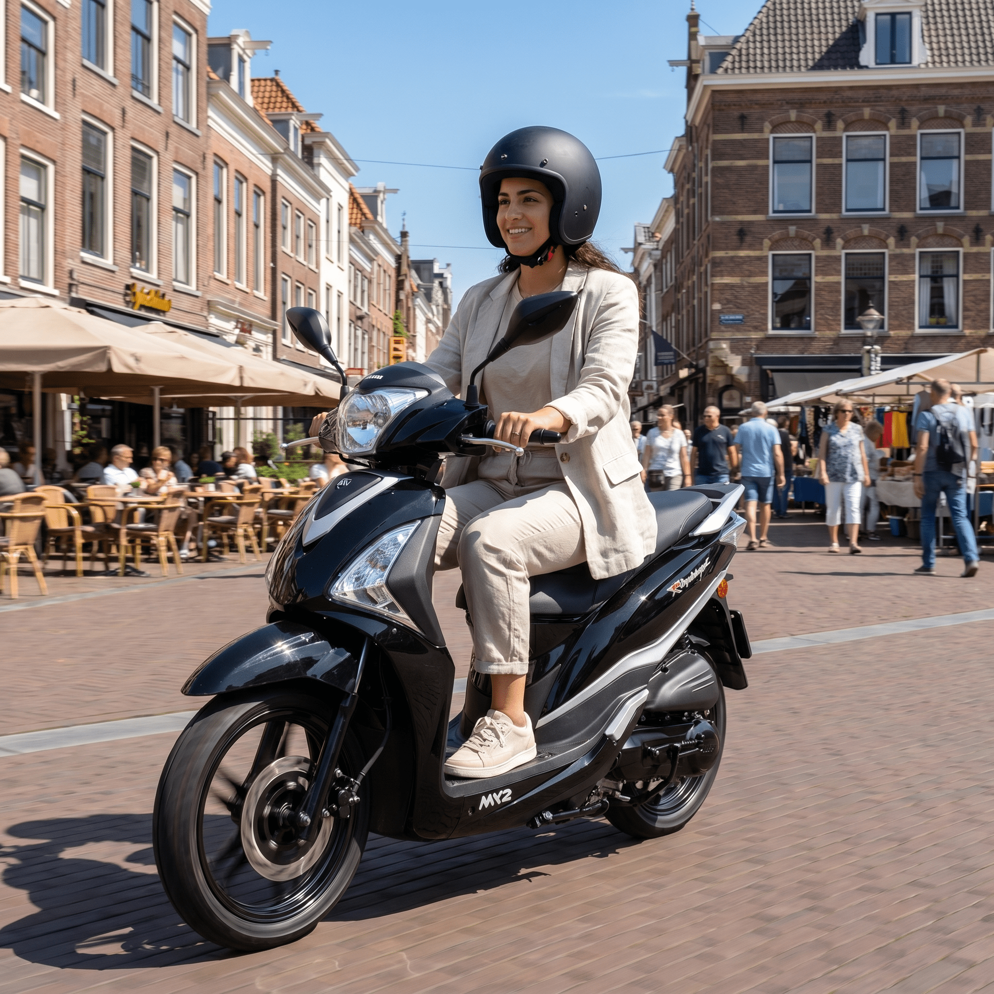 SYM Symphony ST Zwart - Voordeelscooters.nl