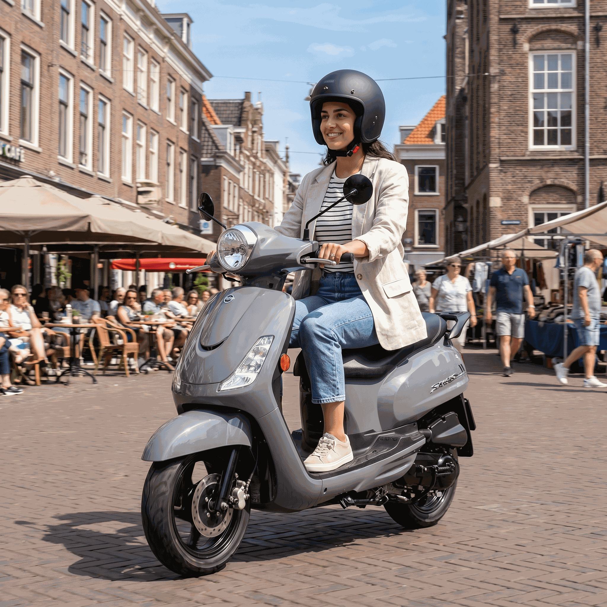 SYM Fiddle 2 Grijs - Voordeelscooters.nl