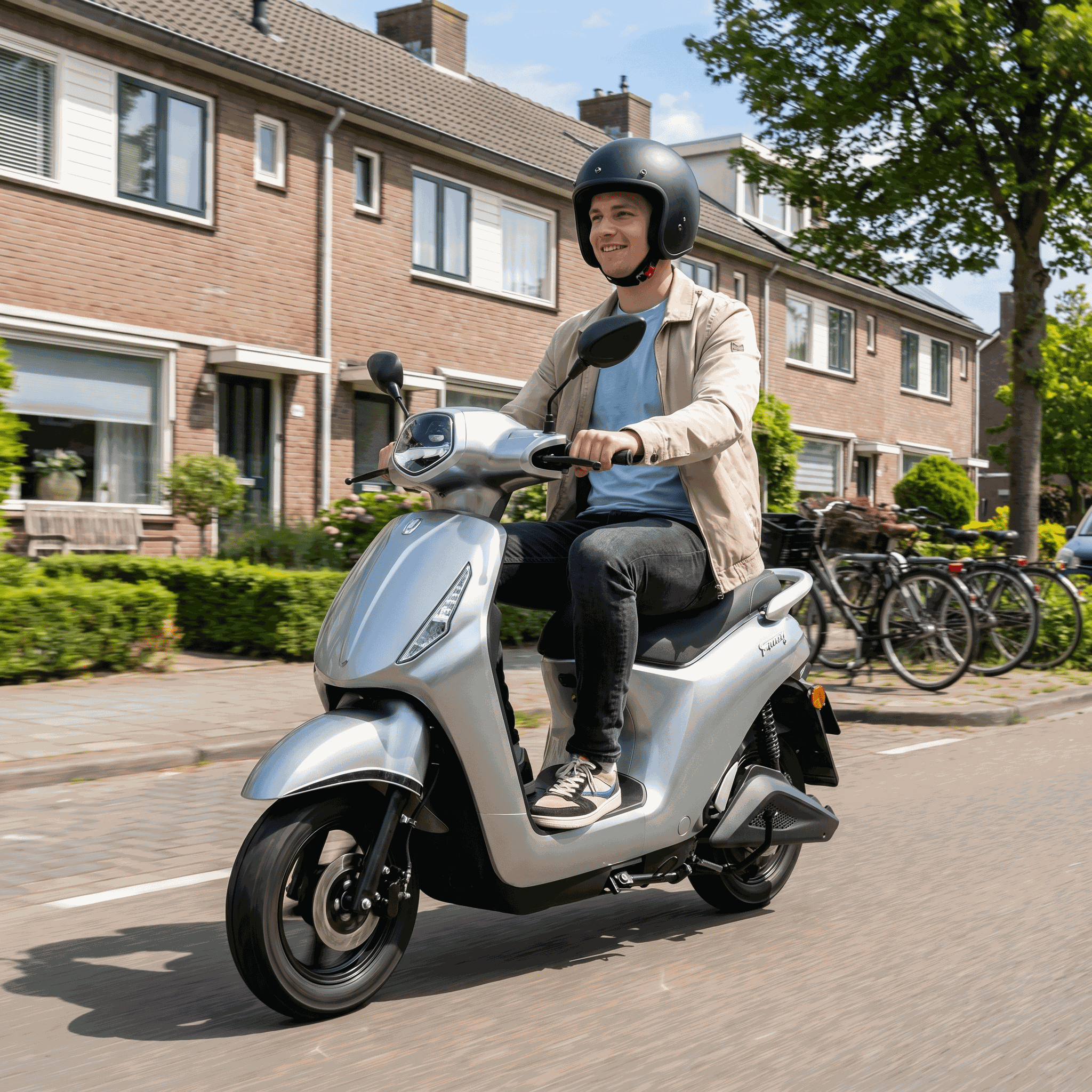 Senzo Ravello Zilver - Voordeelscooters.nl