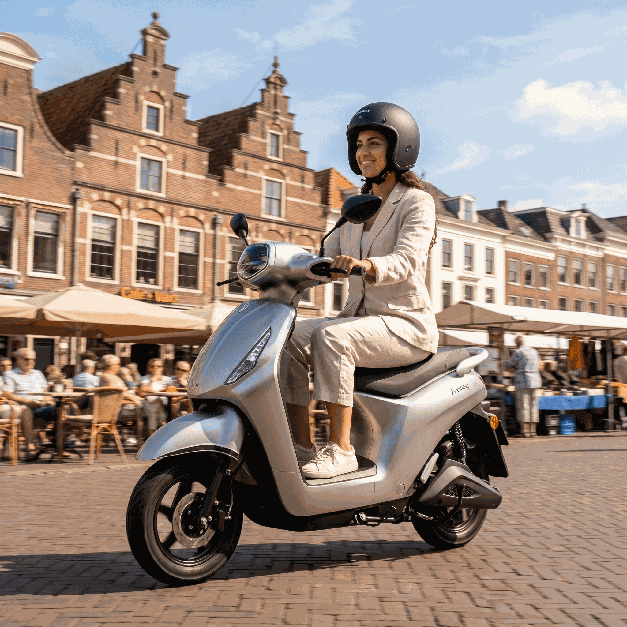 Senzo Ravello Zilver - Voordeelscooters.nl