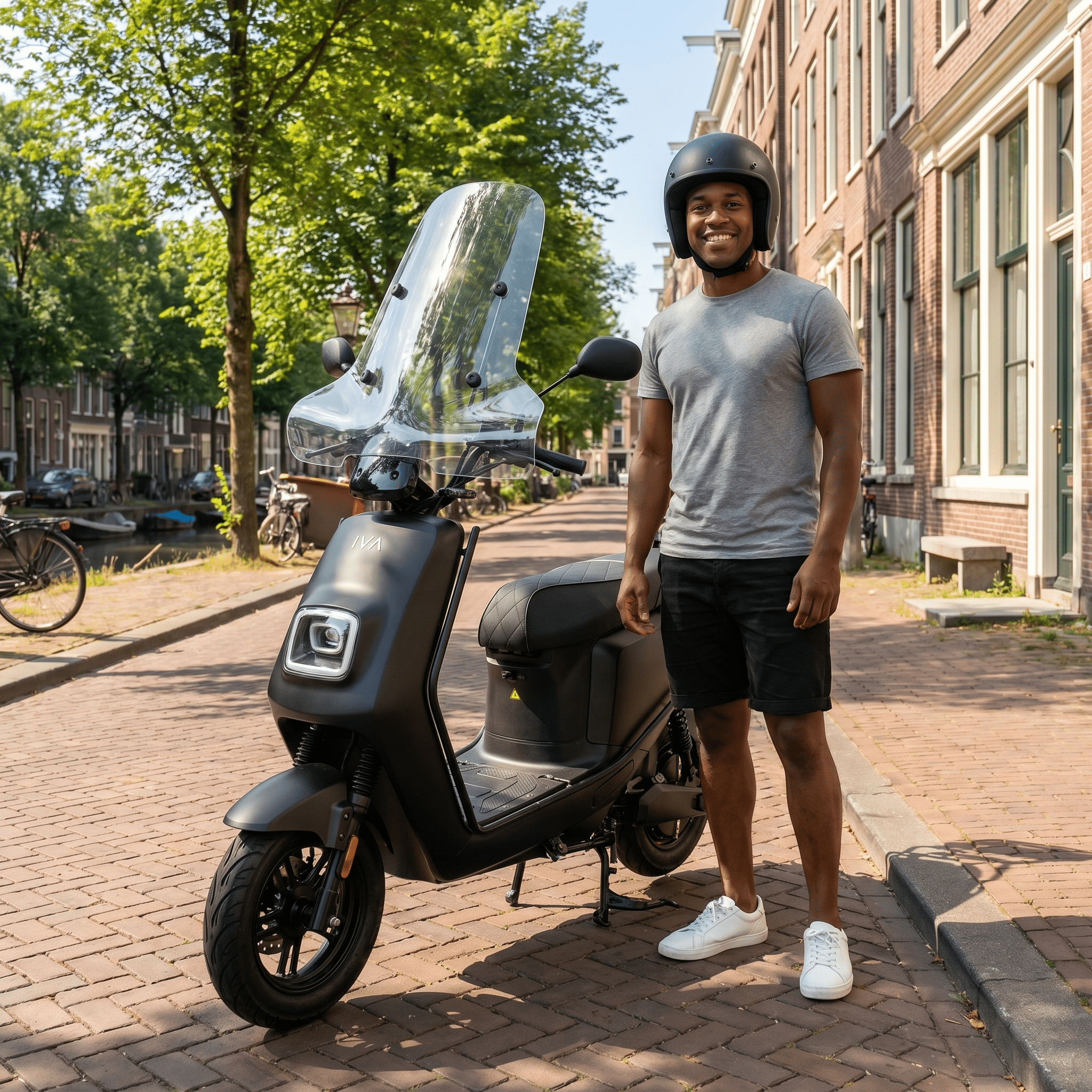 IVA E-GO S4 2.0 Special Matzwart - Voordeelscooters.nl