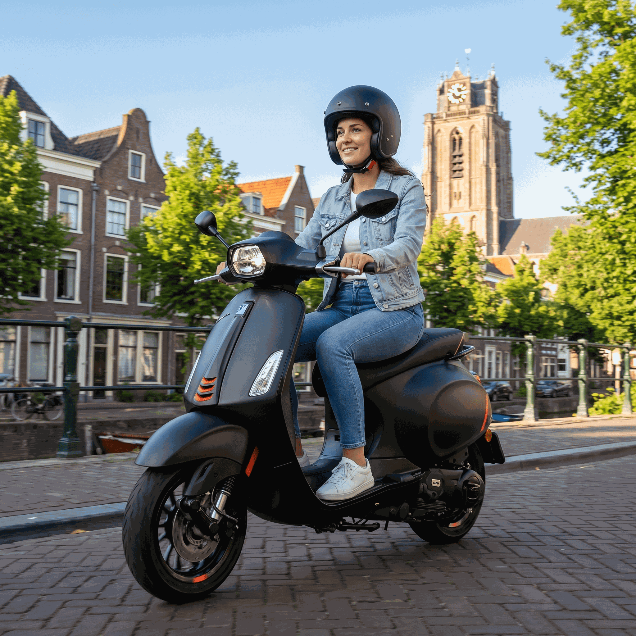 Vespa Sprint S Matzwart - Voordeelscooters.nl