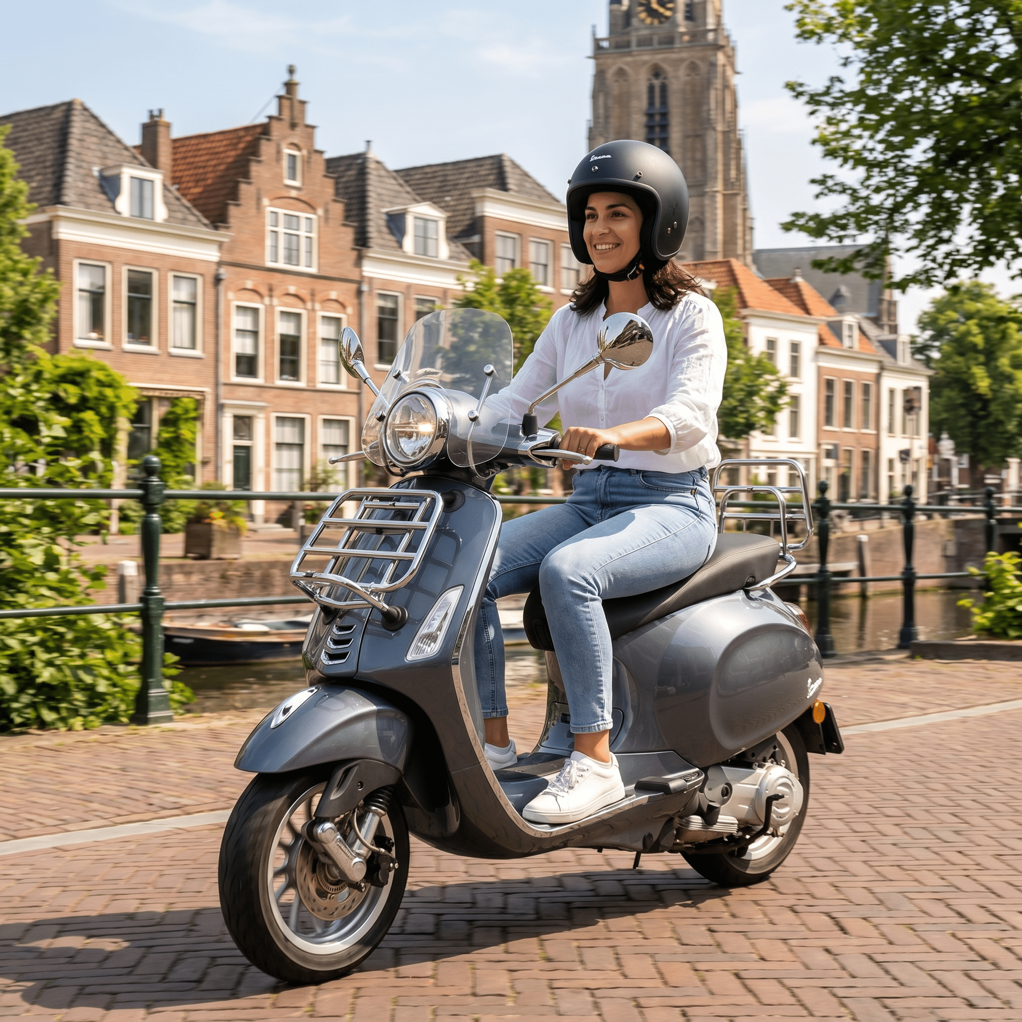 Vespa Primavera Touring Grijs - Voordeelscooters.nl