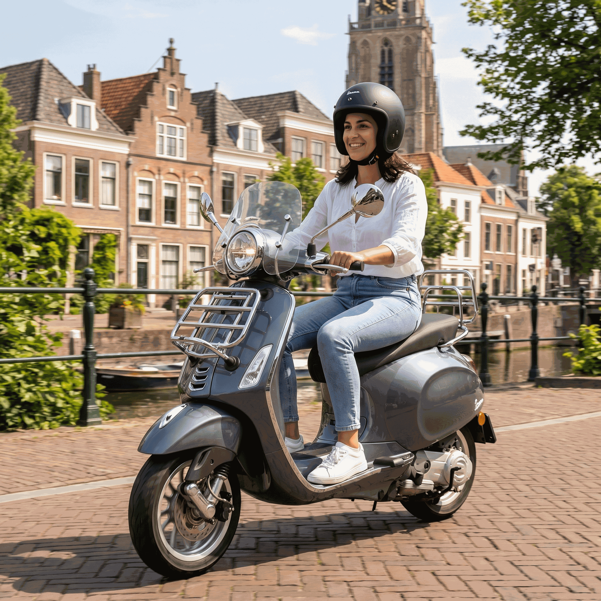 Vespa Primavera Touring Grijs - Voordeelscooters.nl