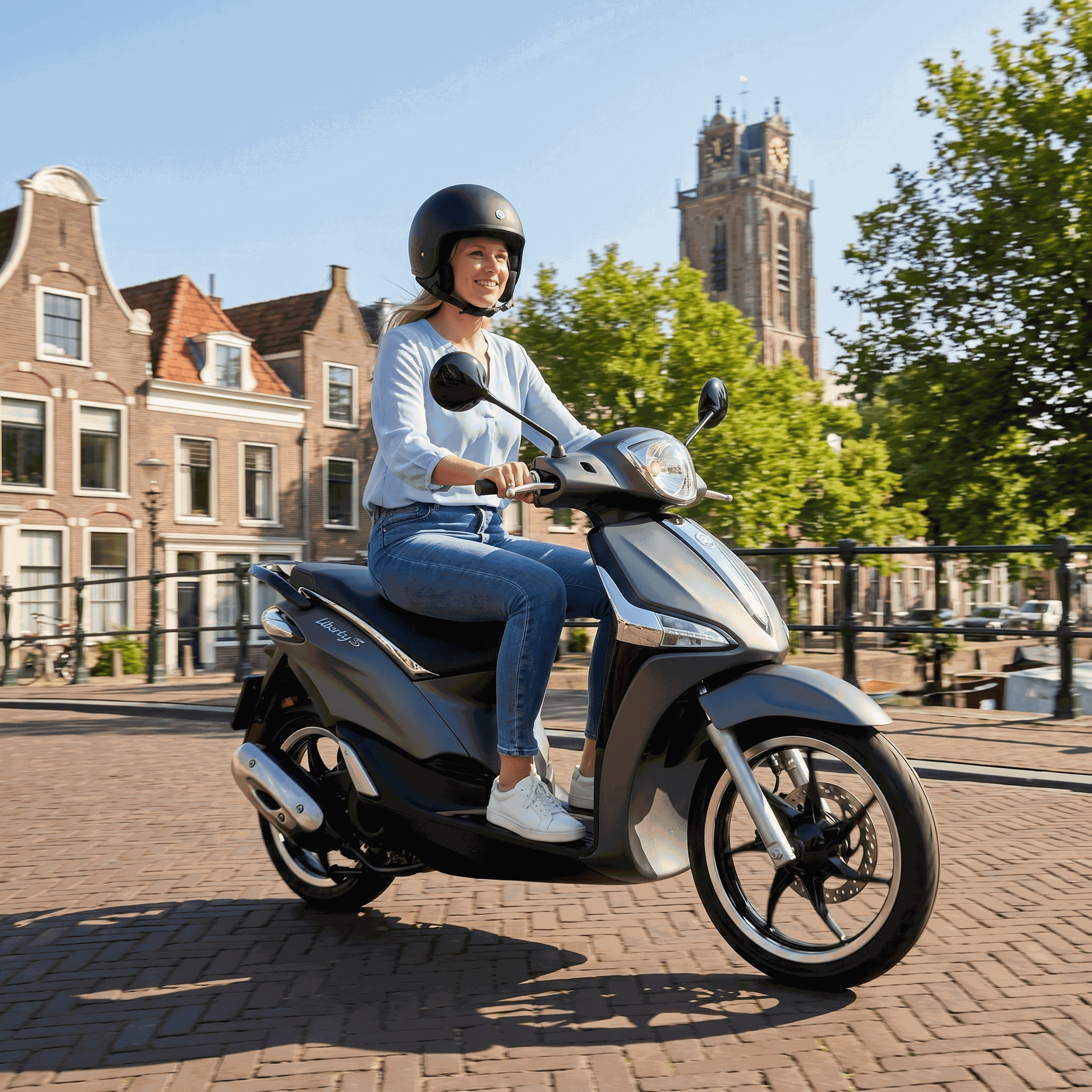 Piaggio Liberty Grijs - Voordeelscooters.nl