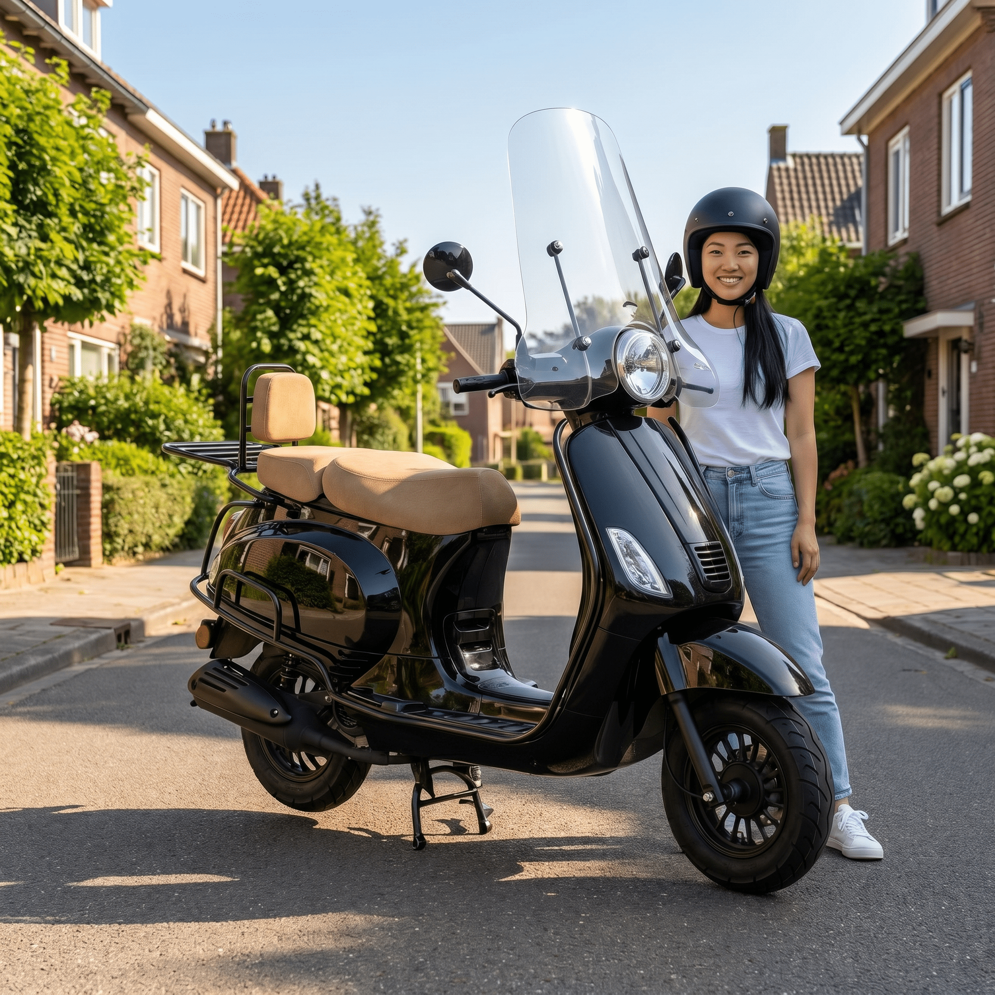 Senzo RivaLux Special Zwart - Voordeelscooters.nl