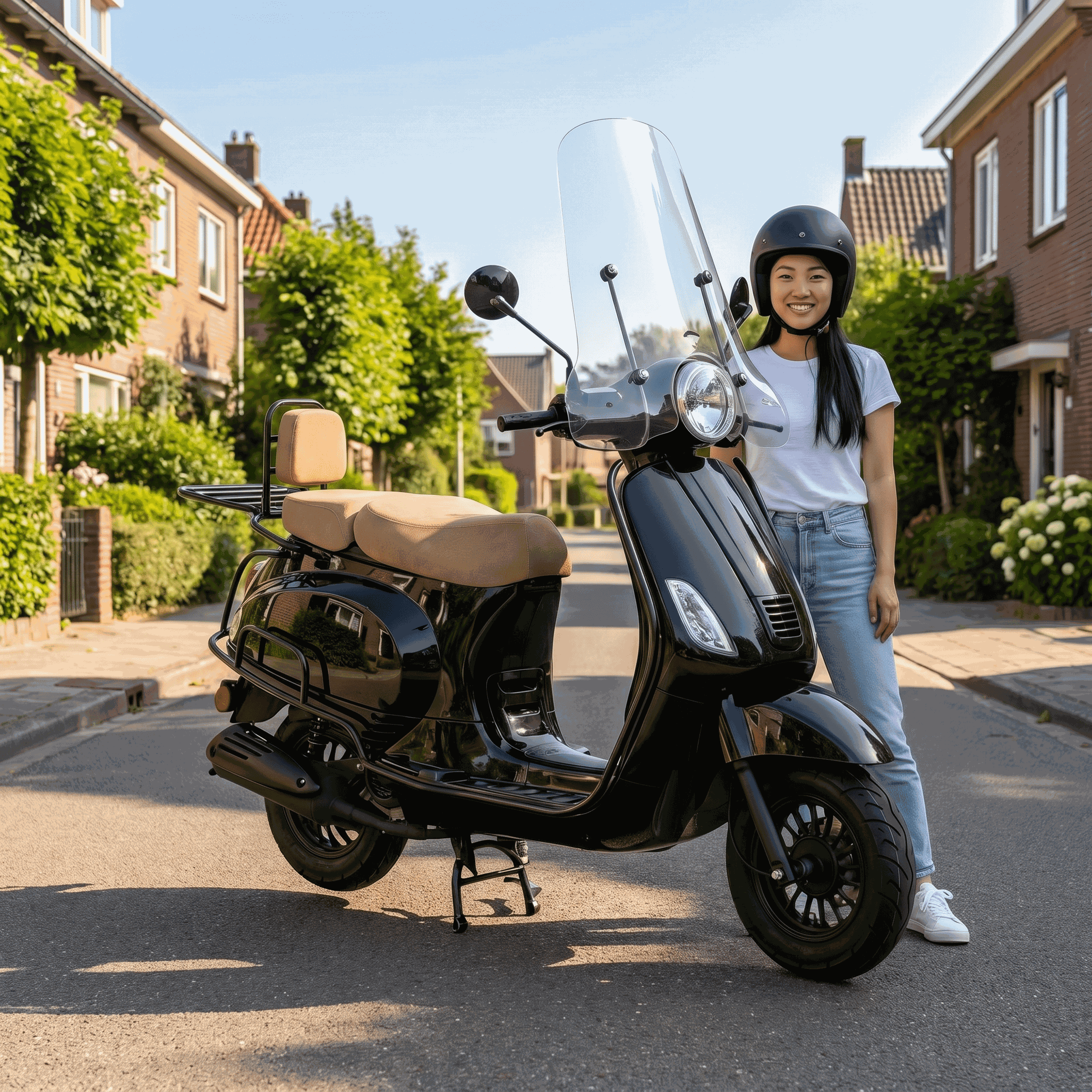Senzo RivaLux Special Zwart - Voordeelscooters.nl