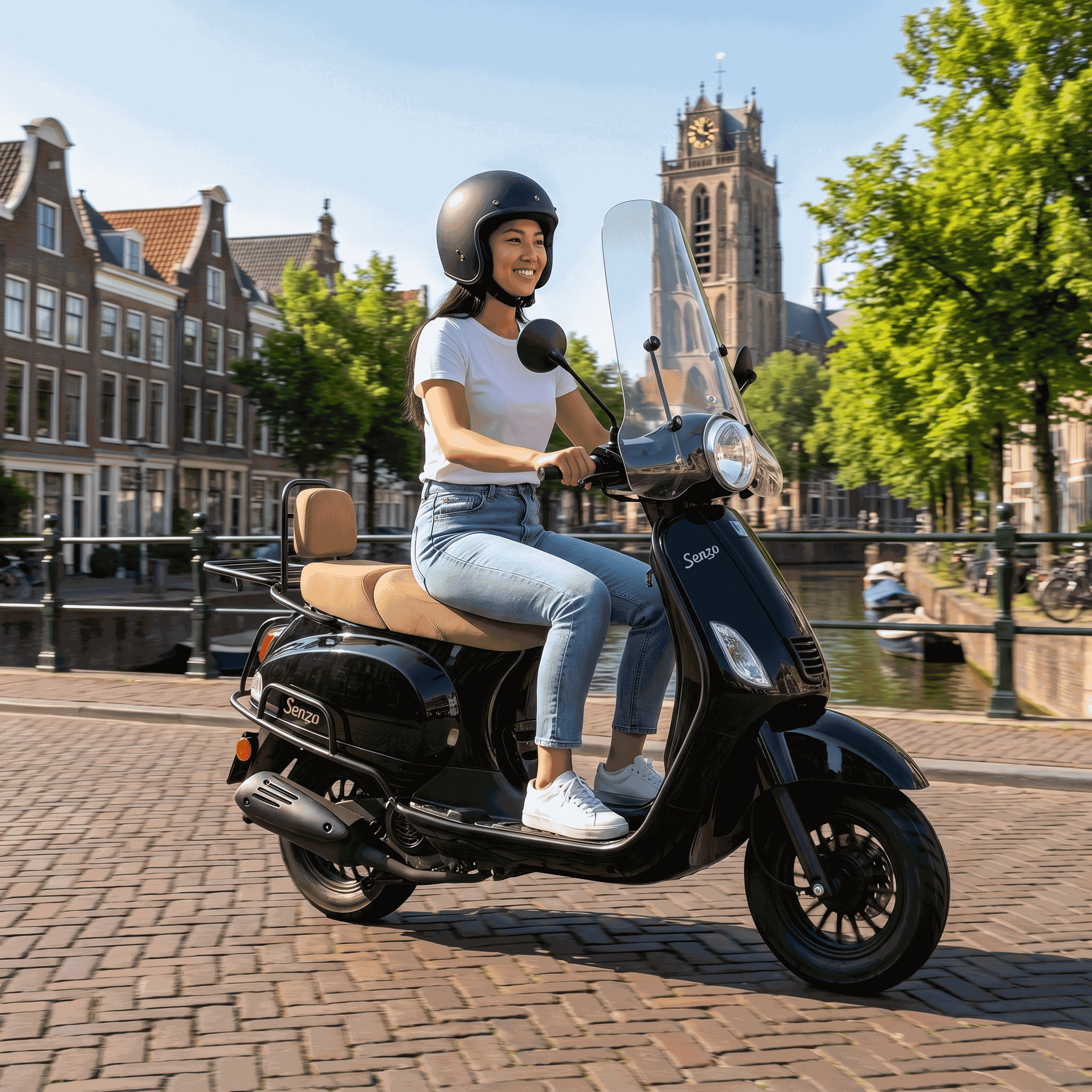 Senzo RivaLux Special Zwart - Voordeelscooters.nl